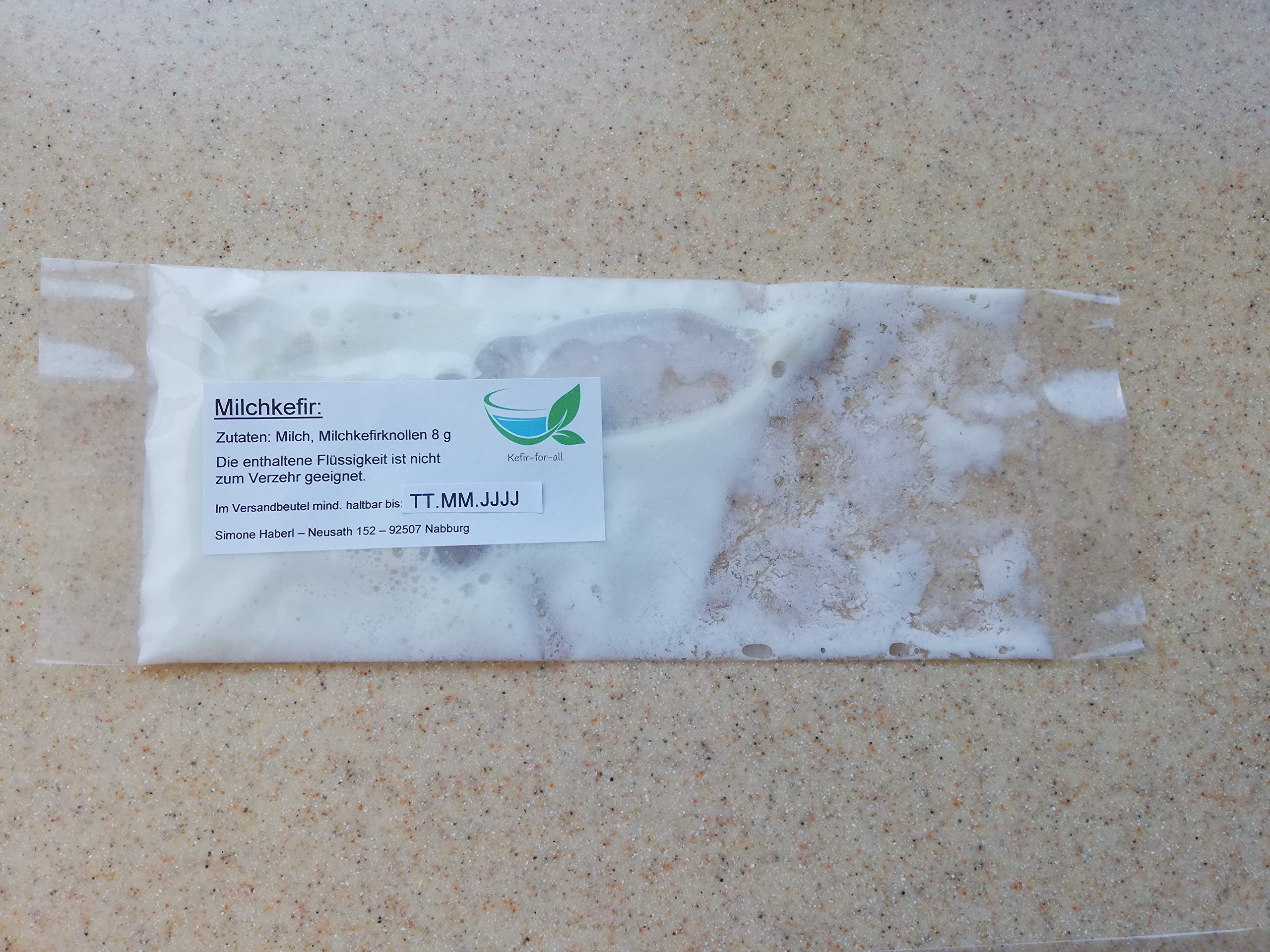 Milchkefir Starterset groß, Kefirknollen aktiv und vital