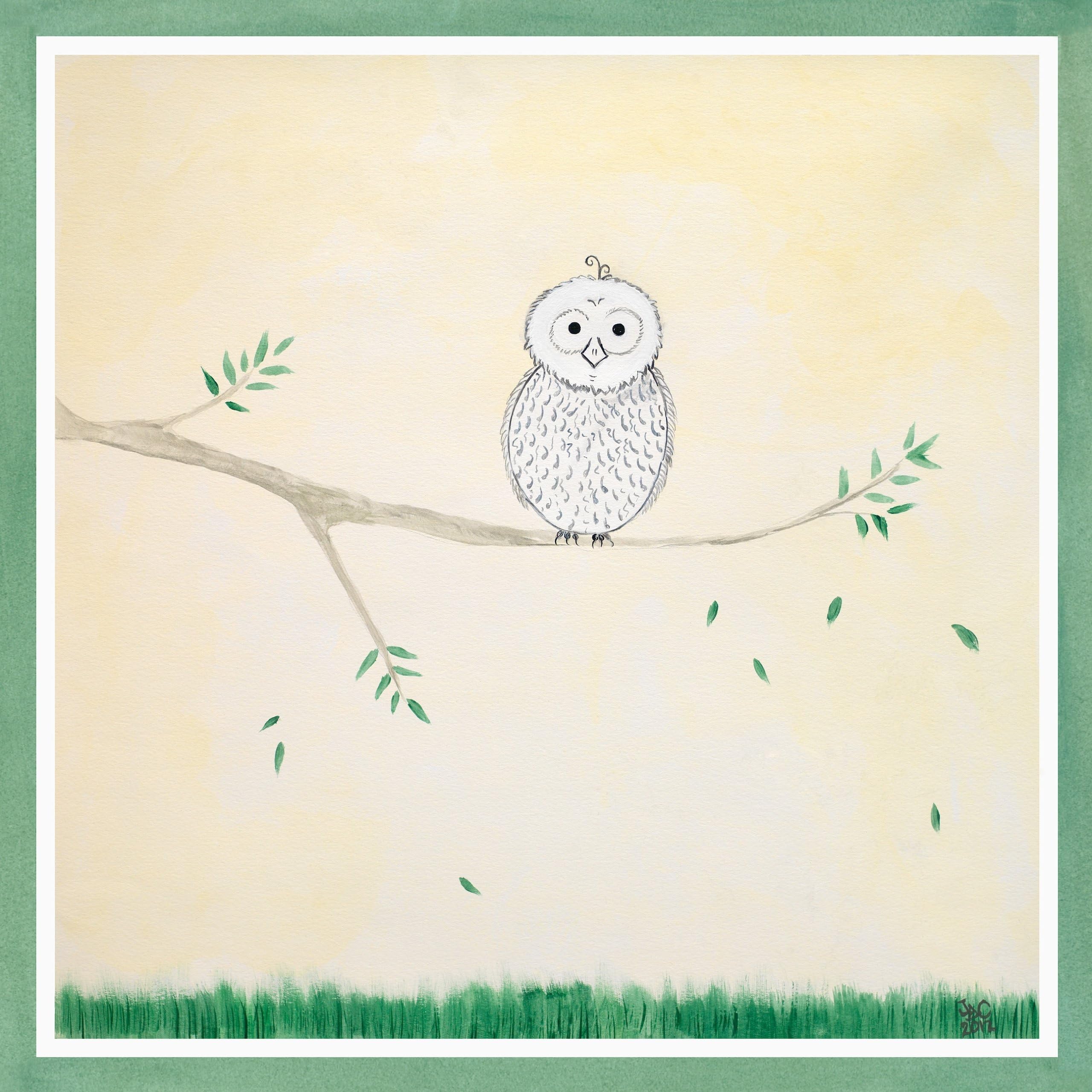 Green Frog Art Forest Friends, Owl