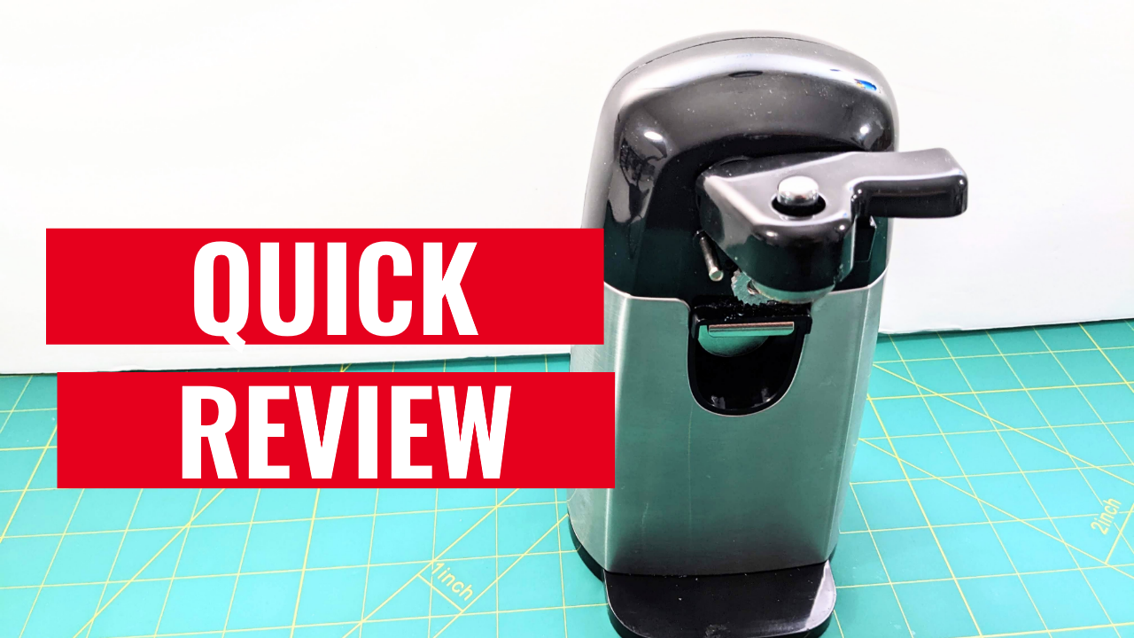 Watch Amazon Basics Electric Can Opener ﹙Quick Review﹚ on ...