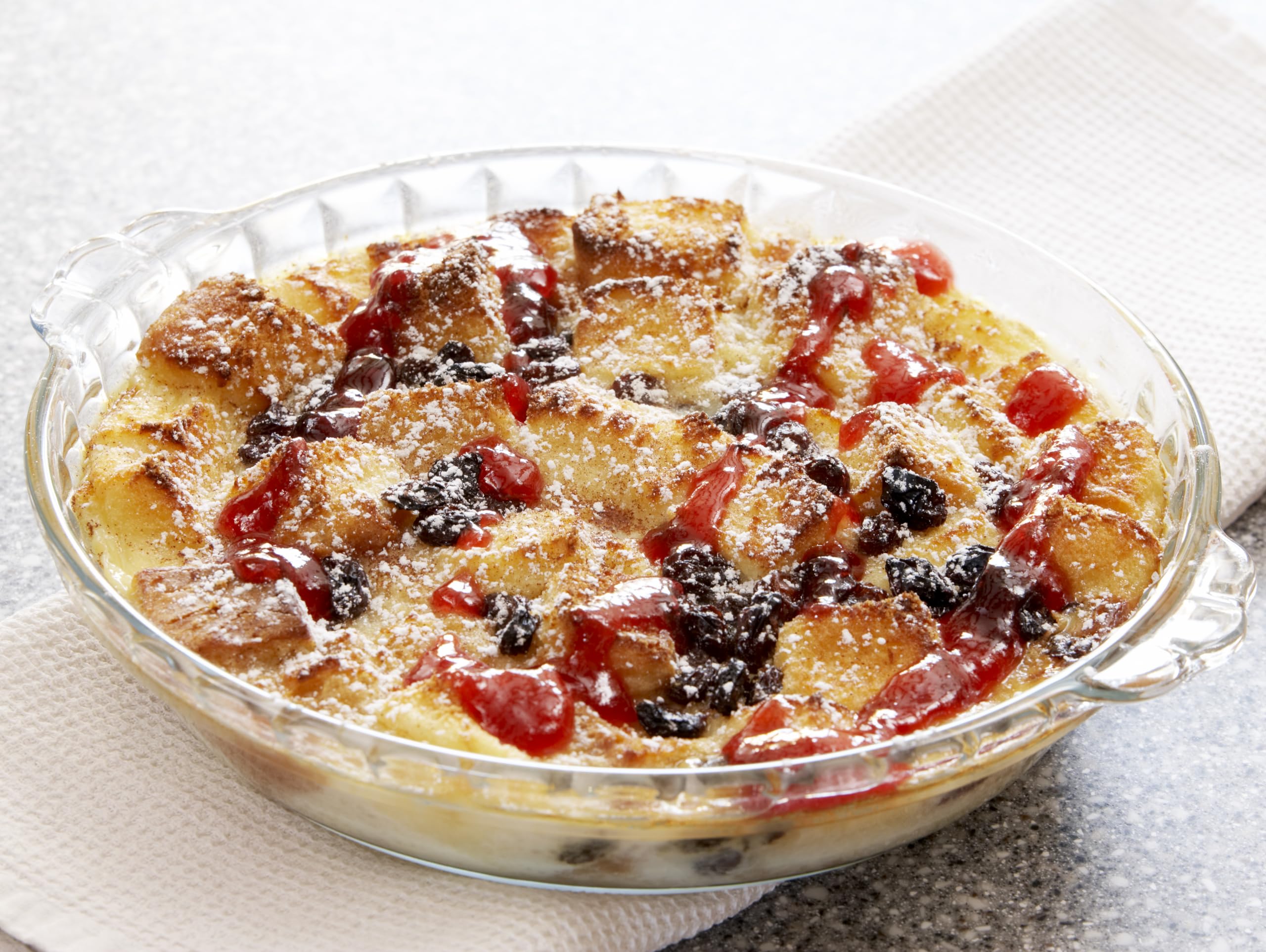 Pyrex FLAN DISH 21 - przezroczyste okrągłe szklane naczynie do pieczenia