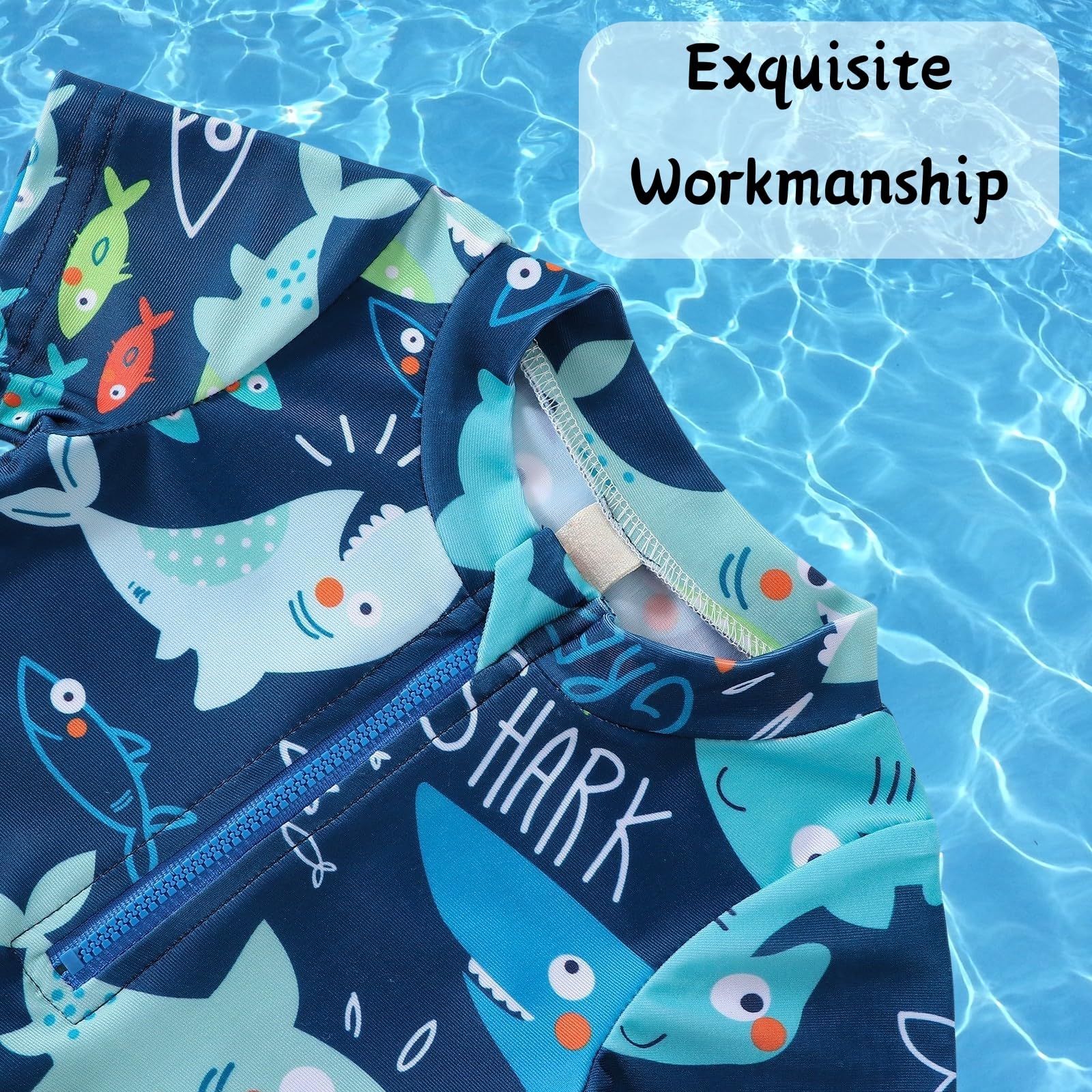 HAGOT Costume da Bagno per Neonato, Costume da Bagno per Neonato, Costume da Bagno Intero con Cerniera perBambini, Protezione Solare Costumi da Bagno da Spiaggia