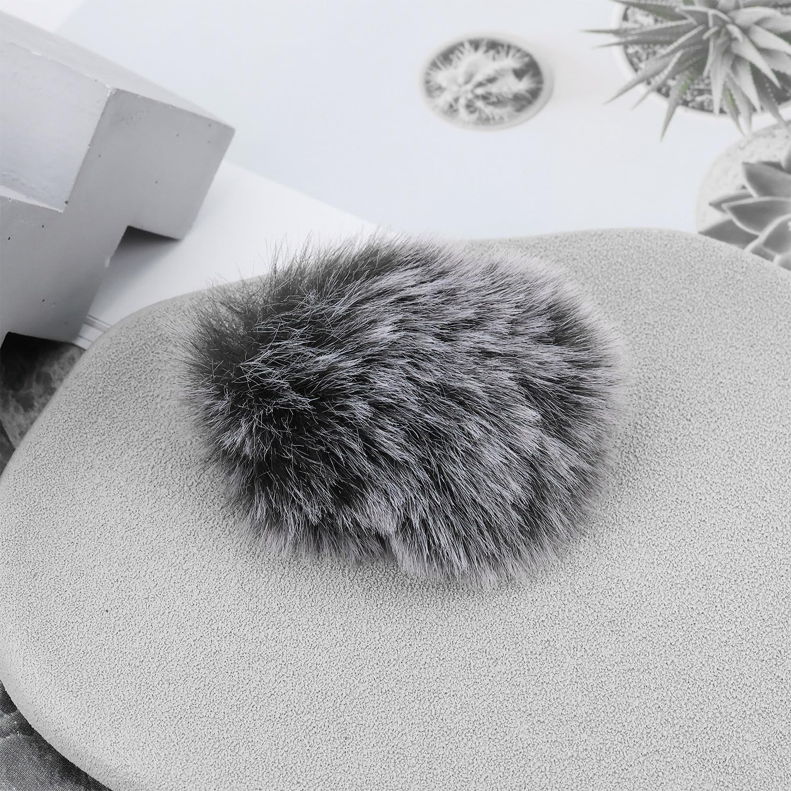 SING F LTD 2 micrófonos peludos compatibles con Hollyland Lark M1 C1 compatible con micrófono Lavalier inalámbrico MOMA M1