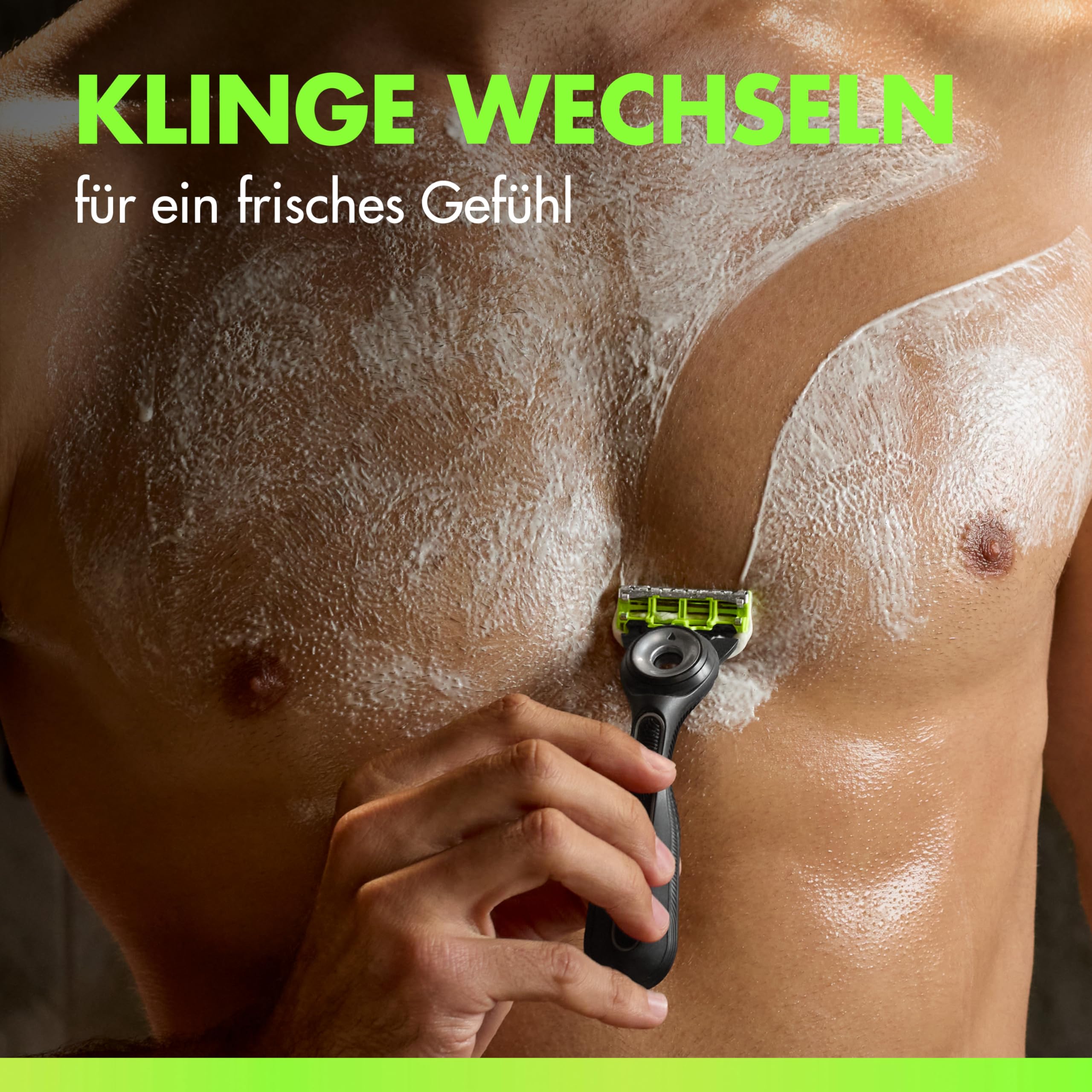 GilletteLabs Body & Intimate Rasierklingen Männer — 10 ORIGINAL Ersatzklingen für Intimrasierer Mann — 2 Klingen für Schutz Gegen Eingewachsene Haare und Irritationen mit langanhaltendem Gleitstreifen