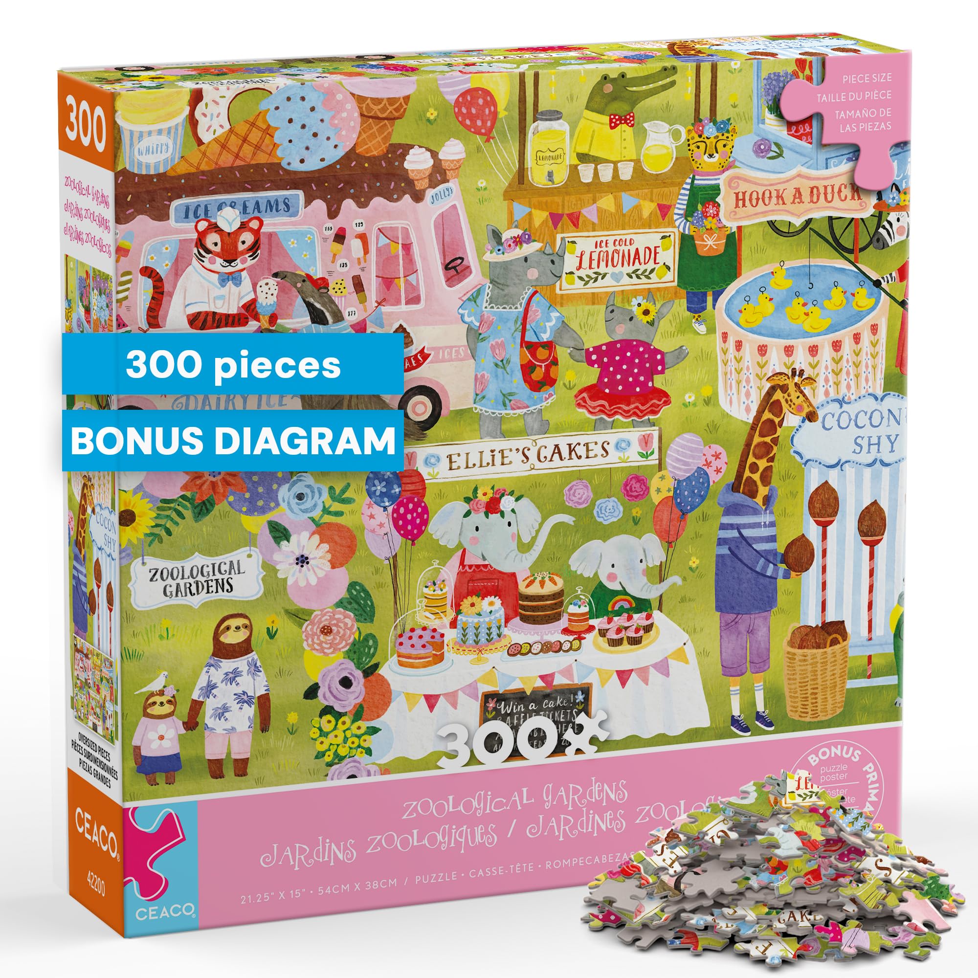 Amazon.com: Ceaco - Jenny Miriam - Zoological Gardens - 300 Piece