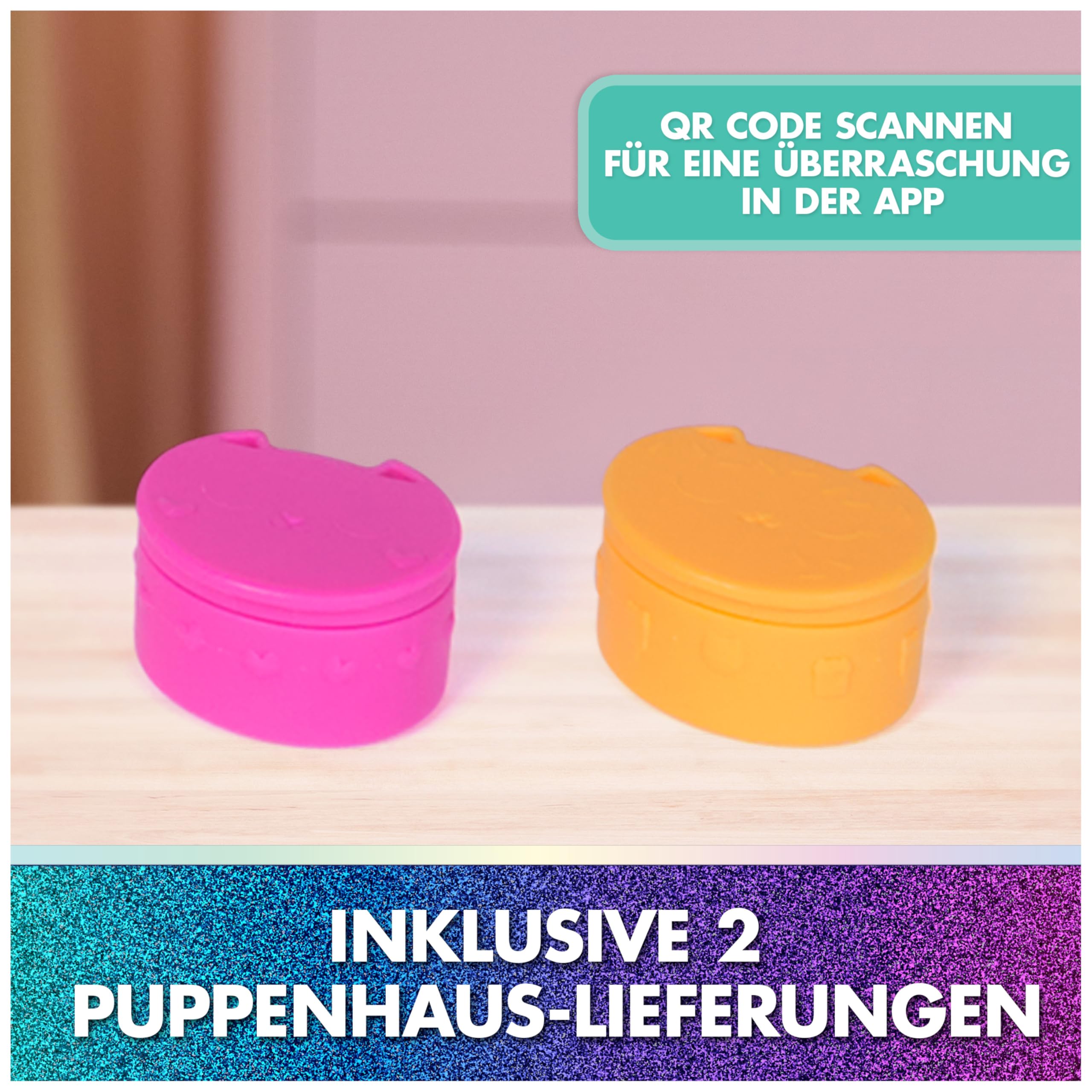 DREAMWORKS GABBY'S DOLLHOUSE: DER FILM - Puppenhaus zum Kinofilm, über 60 cm groß, mit Gabby-Figur & Dollhouse Zubehör, für Kinder ab 3 Jahren, 1:12