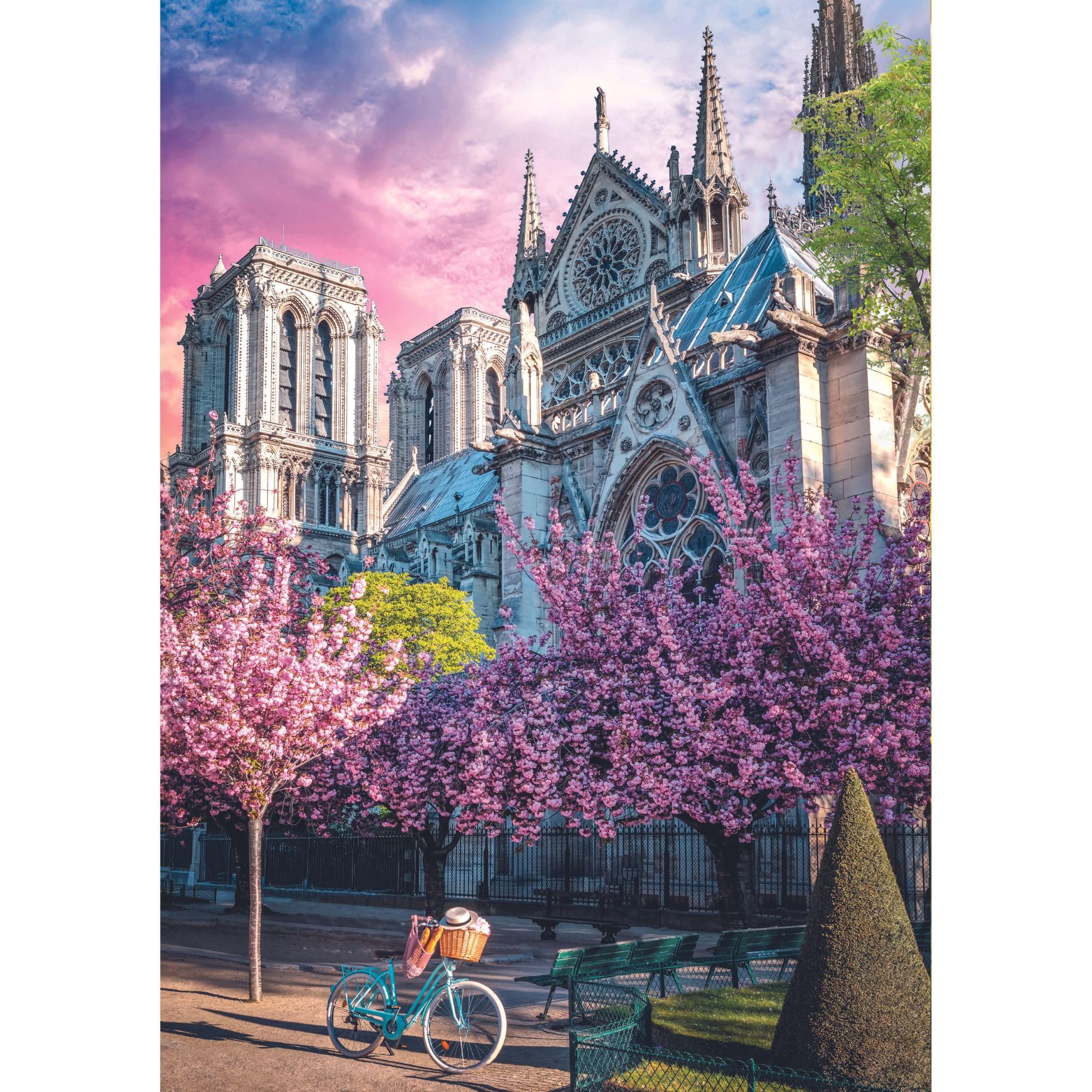 Trefl Premium Plus Quality - Puzzle Photo Odyssey: Katedra Notre-Dame w Paryżu - 1000 Elementów, Niepowtarzalna Seria Fotograficzna, Idealne Dopasowanie Elementów, dla Dorosłych i Dzieci od 12 lat | Jakość Premium Plus: Photo Odyssey, Unikalna seria fotog