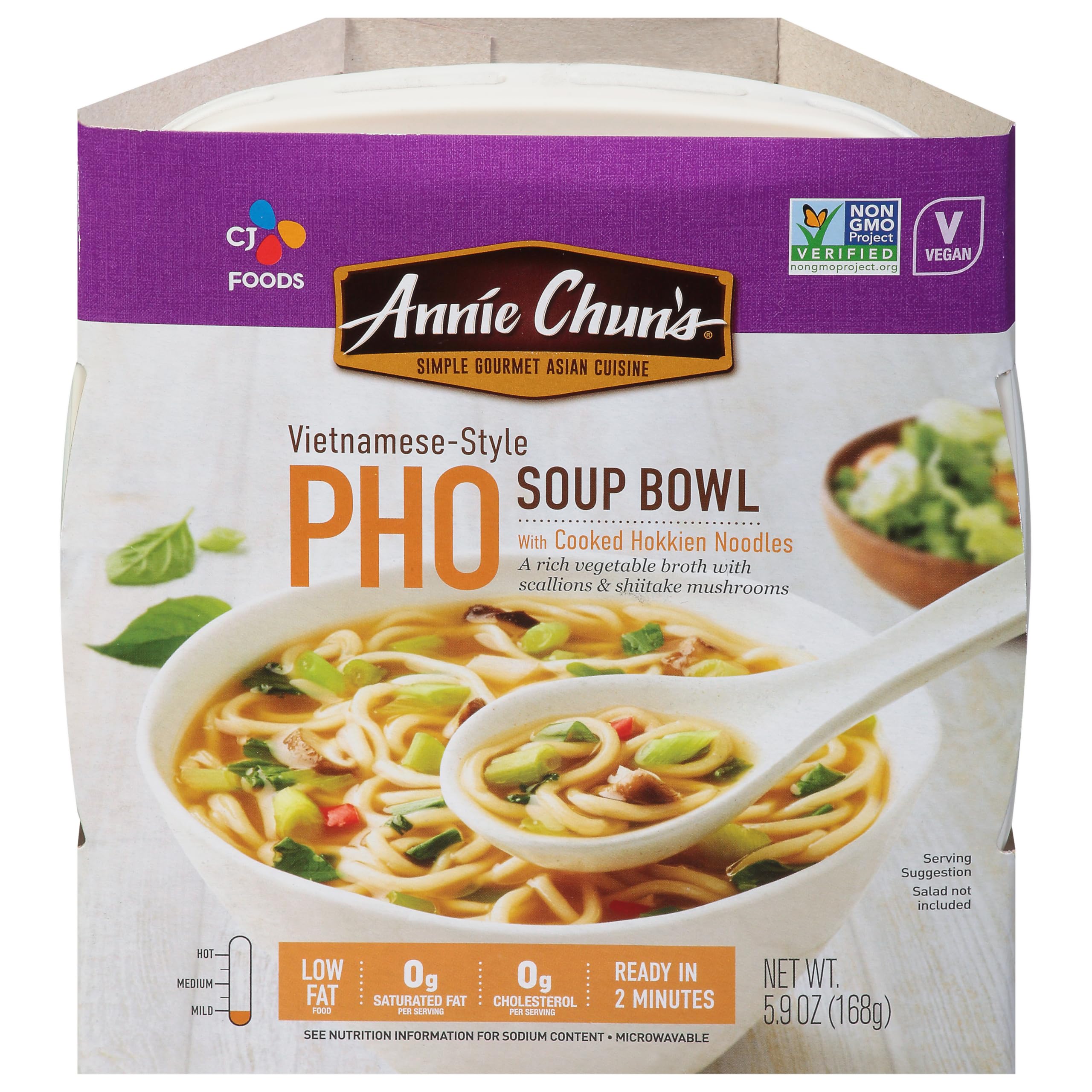 Annie Chun's Soup Bowl, Vietnamese Style Pho, Non GMO, Vegan, 5.9 Oz (Pack of 6)