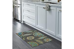 1'8" x 2'8" Floral Kitchen Rugs