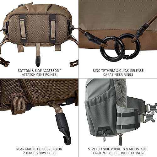 Miniatura 4 de Badlands Bino EZ  Sistema modular de arnés binocular para un rendimiento y durabilidad óptimos, pizarra, mediano