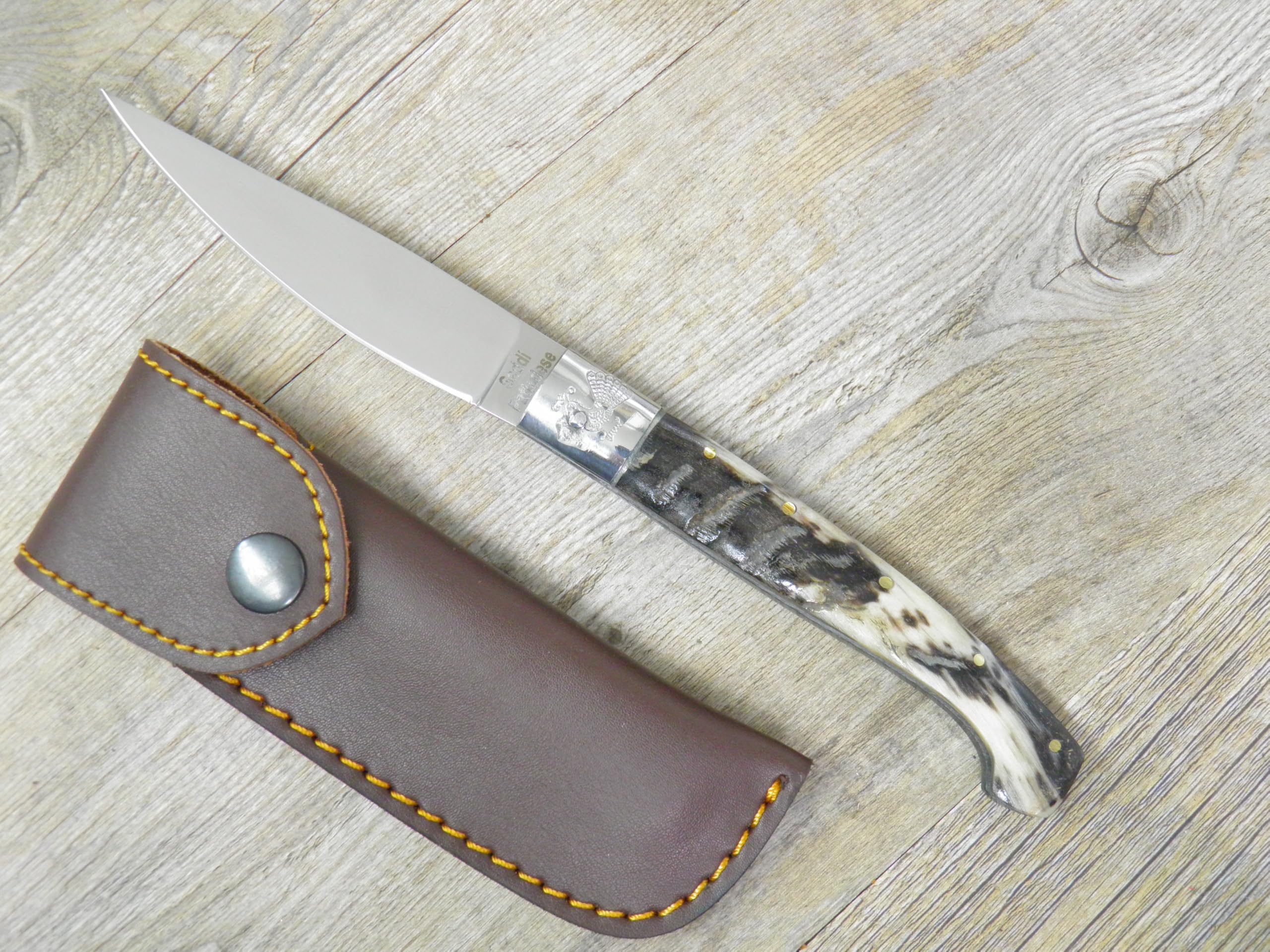 Generico COLTELLO 24 CM SARDEGNA SARDO Pattada MANICO CORNO DI Montone PATTADESA