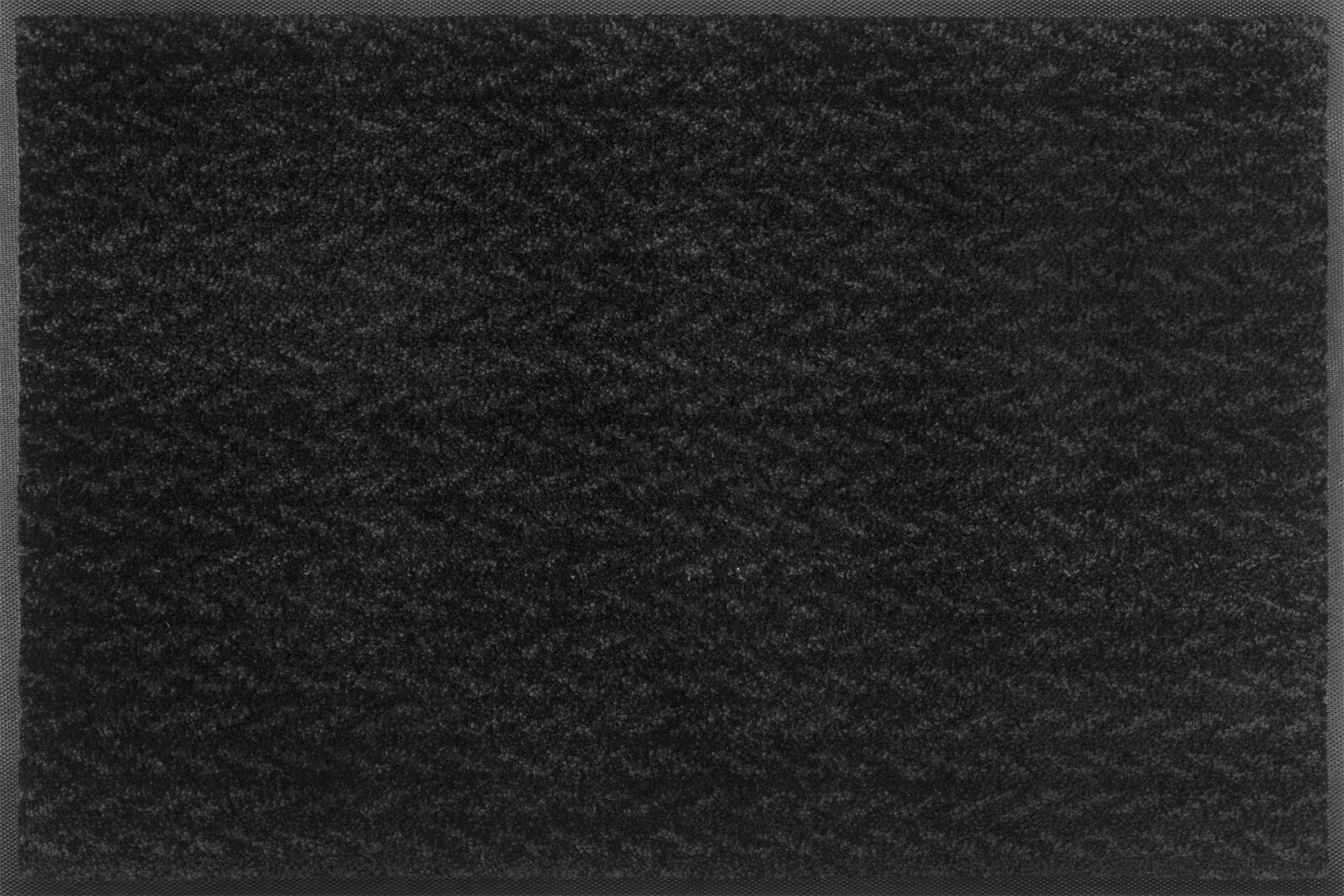Wash+Dry Doormat Duo Charcoal 50 x 75 cm, Washable for Indoor and Outdoor Use