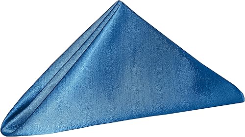 Miniatura 9 de Ultimate Textile -10 docenas - Reversible Shantung Satin - Majestic - Servilletas de tela de 20 x 20 pulgadas, color negro