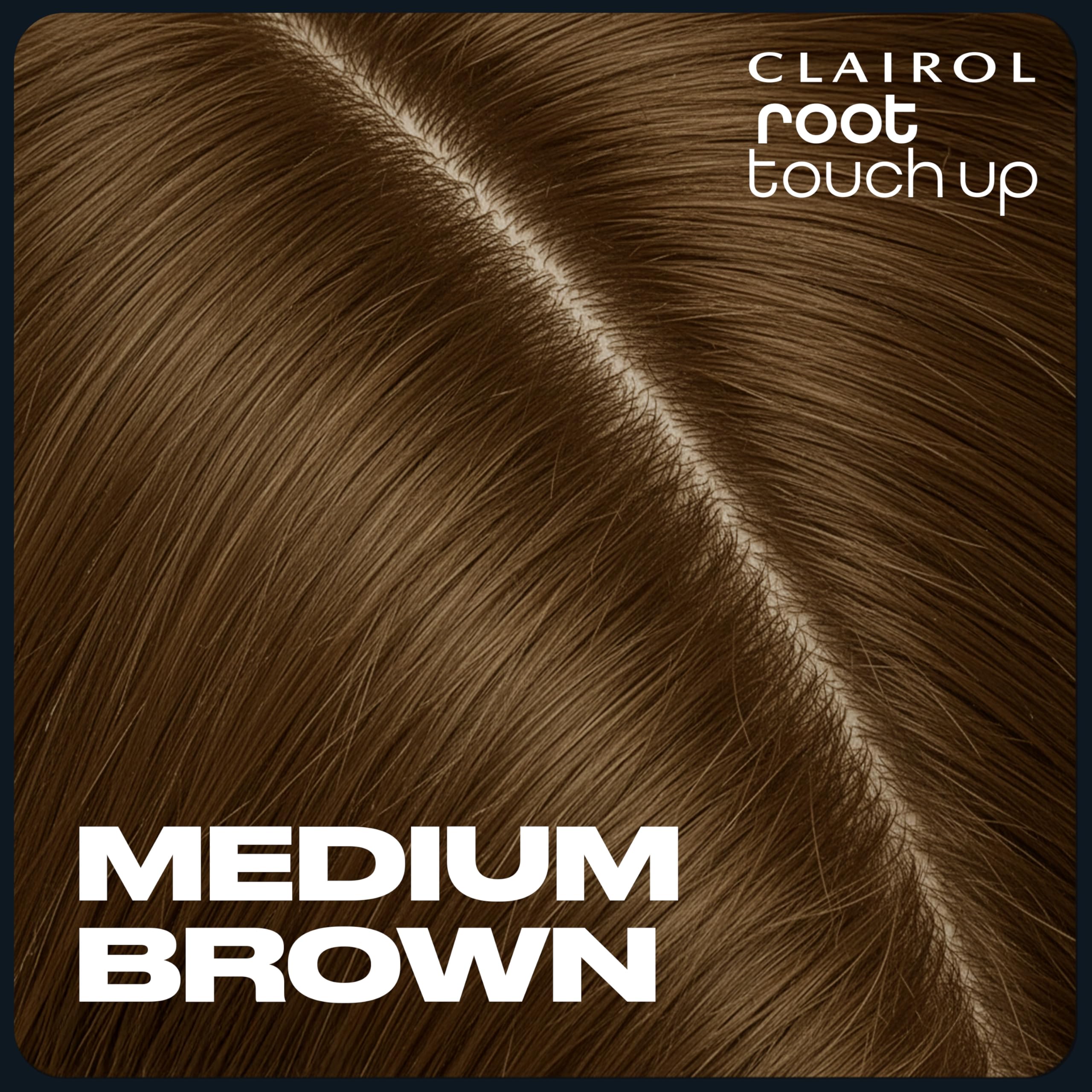 Clairol Root Touch-Up Temporäres Concealing Puder, Mittelbraun, 3 Stück