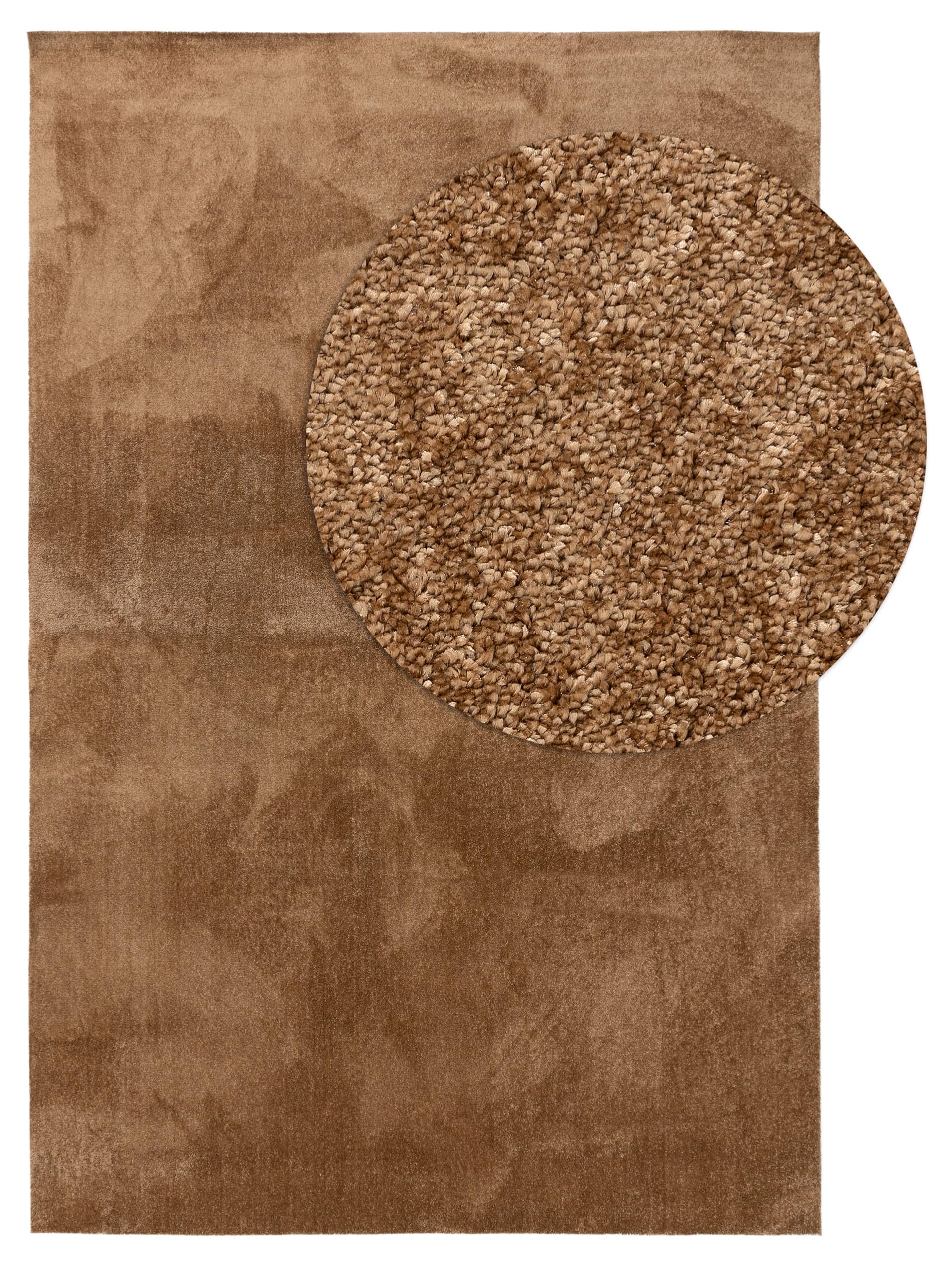 Tapis lavable beige uni 200x250 cm benuta Nest Nina rectangulaire minimaliste