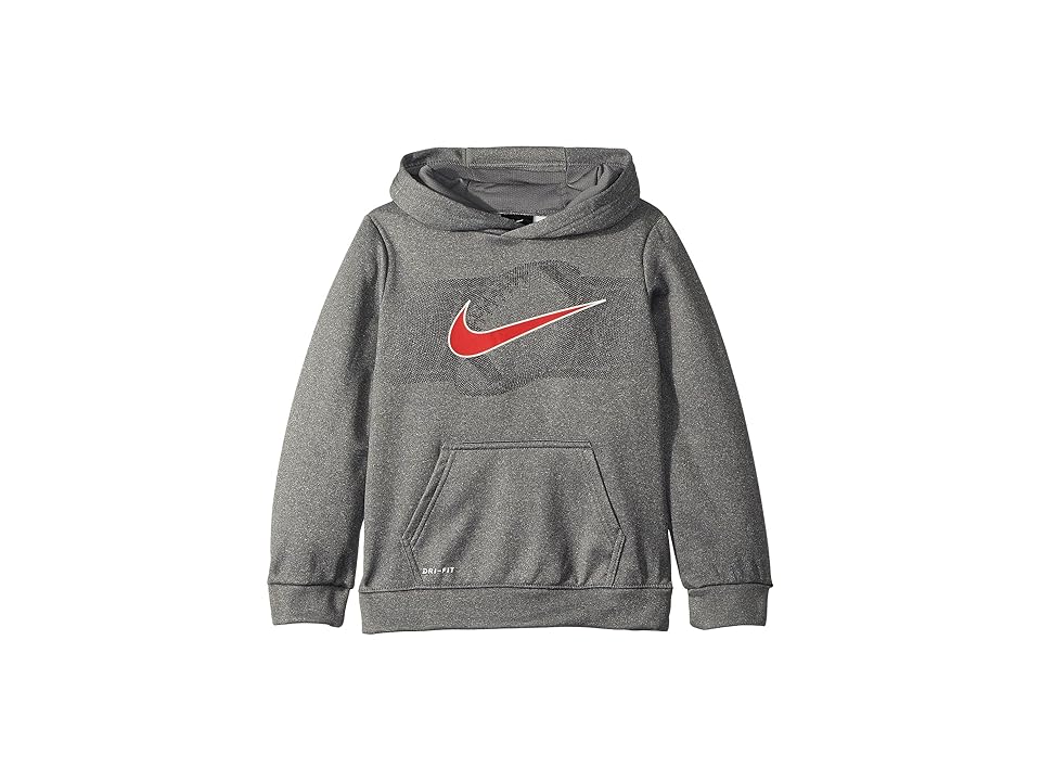 

Nike Kids Half Tone Sport Ball Hoodie (Toddler) (Dark Grey Heather) Boy's Sweatshirt