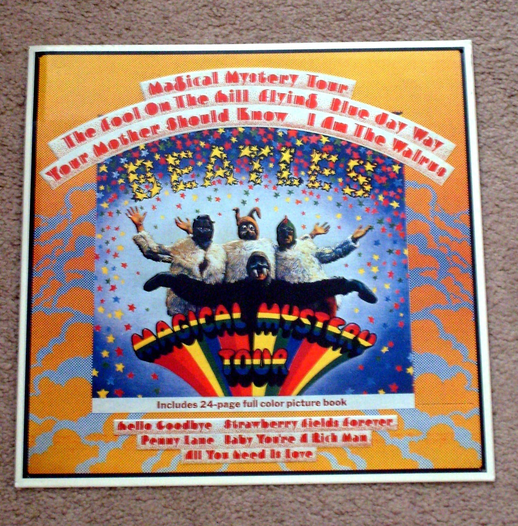 Beatles Magical Mystery Tour Collectible Metal Sign