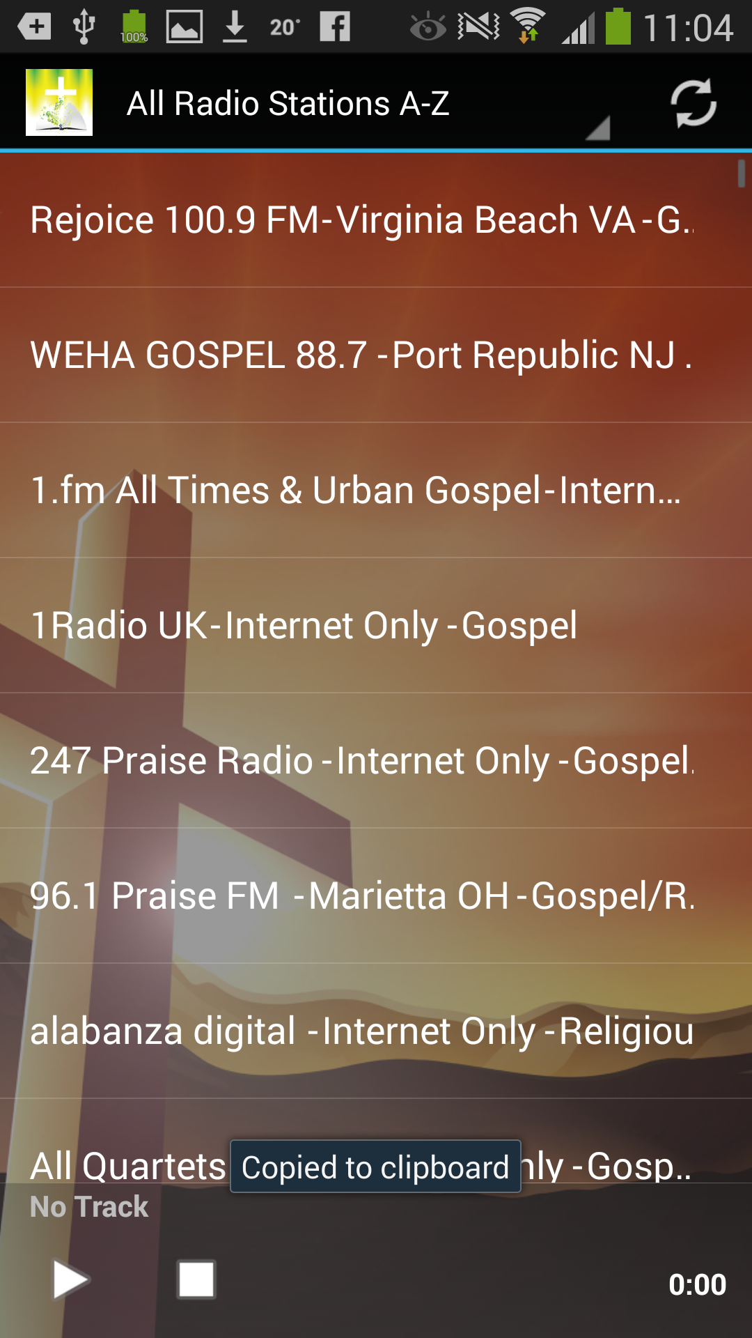 Gospel Radio Worldwide App on Amazon Appstore