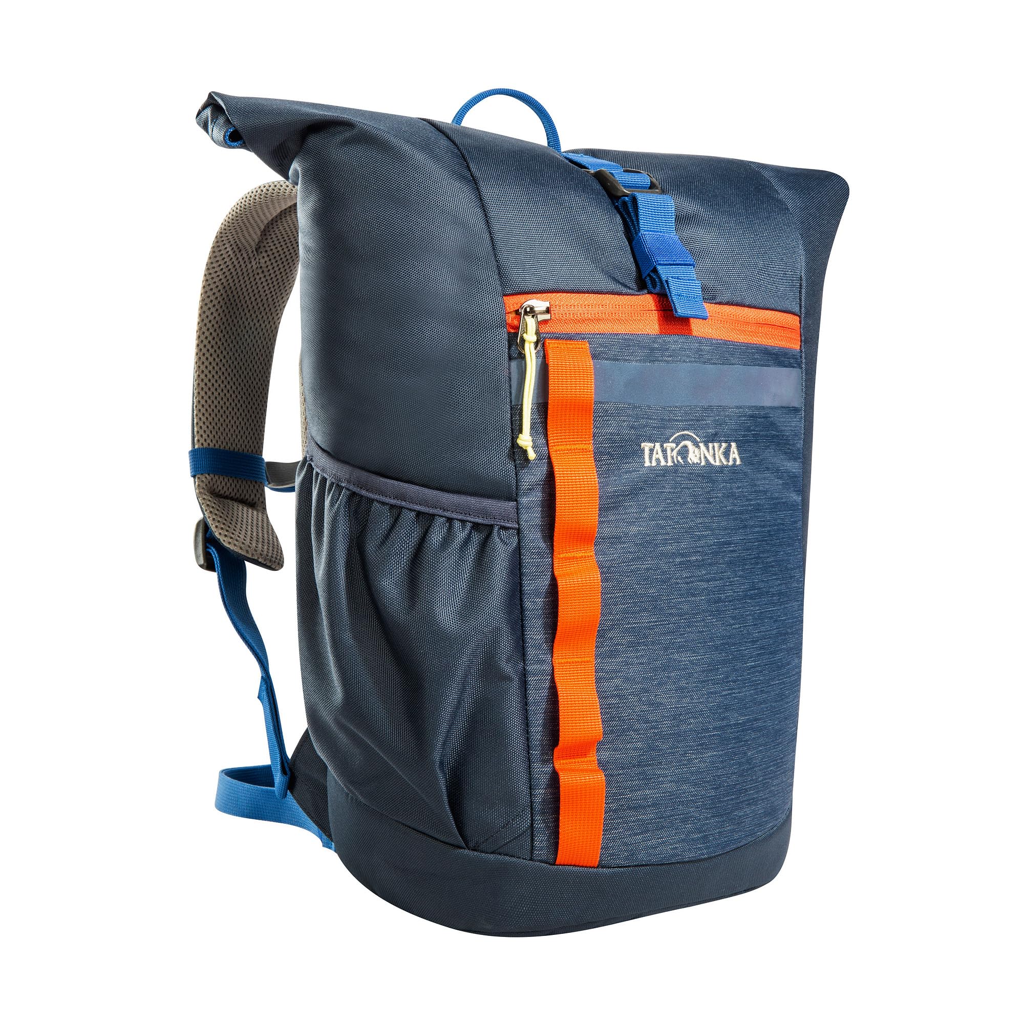 Tatonka Kinderrucksack Rolltop Pack JR 14L - Rucksack für Mädchen und Jungen im Grundschulalter - Inklusive Sitzkissen und Reflektoren für gute Sichtbarkeit