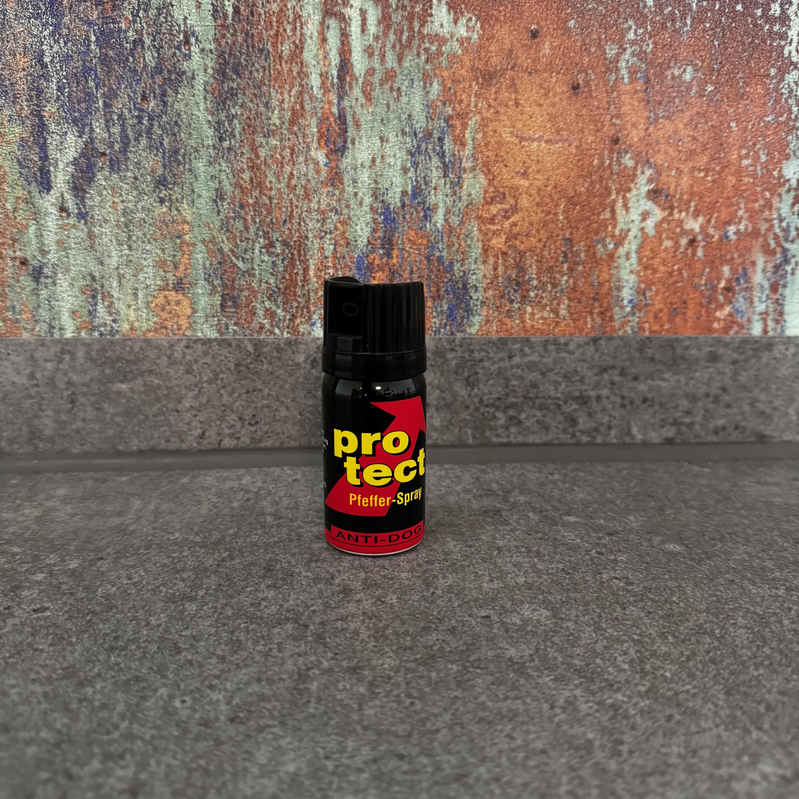 Protect Pfefferspray Anti-Dog + Elektroschocker Power Max 500.000 V Stun Gun zugelassen in Deutschland ESP Euro Security Products Taser mit 2X 9 V Batterien (40ml Breitstrahl + Elektroschocker)