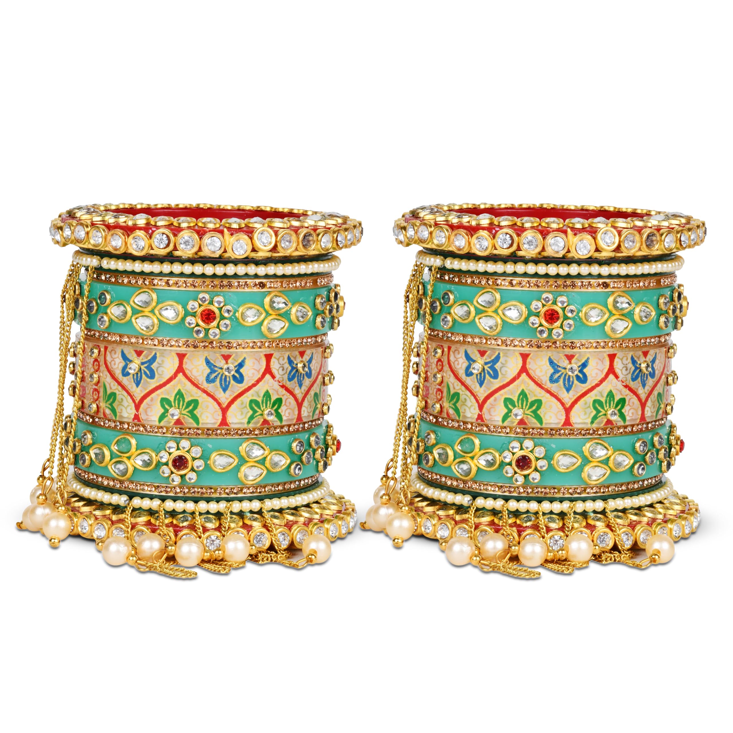 See full amazon price history chart for BIANKA Multicolour 3D Kada Bridal Chuda with Latkan Bangles: Elegance for Every Occasion (2.4, Style2, Aqua) BIANKA Multicolour 3D Kada Bridal Chuda with Latkan Bangles: Elegance for Every Occasion (2.4, Style2, Aqua) (B0CKY18MN7) Amazon Price History, Amazon Price Tracker