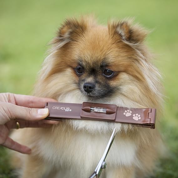 CreaClip CreaPet - Quiet Dog Cat Horse Pet Grooming Kit - Low Noise Pet Grooming Clip Cordless for Sensitive Pets