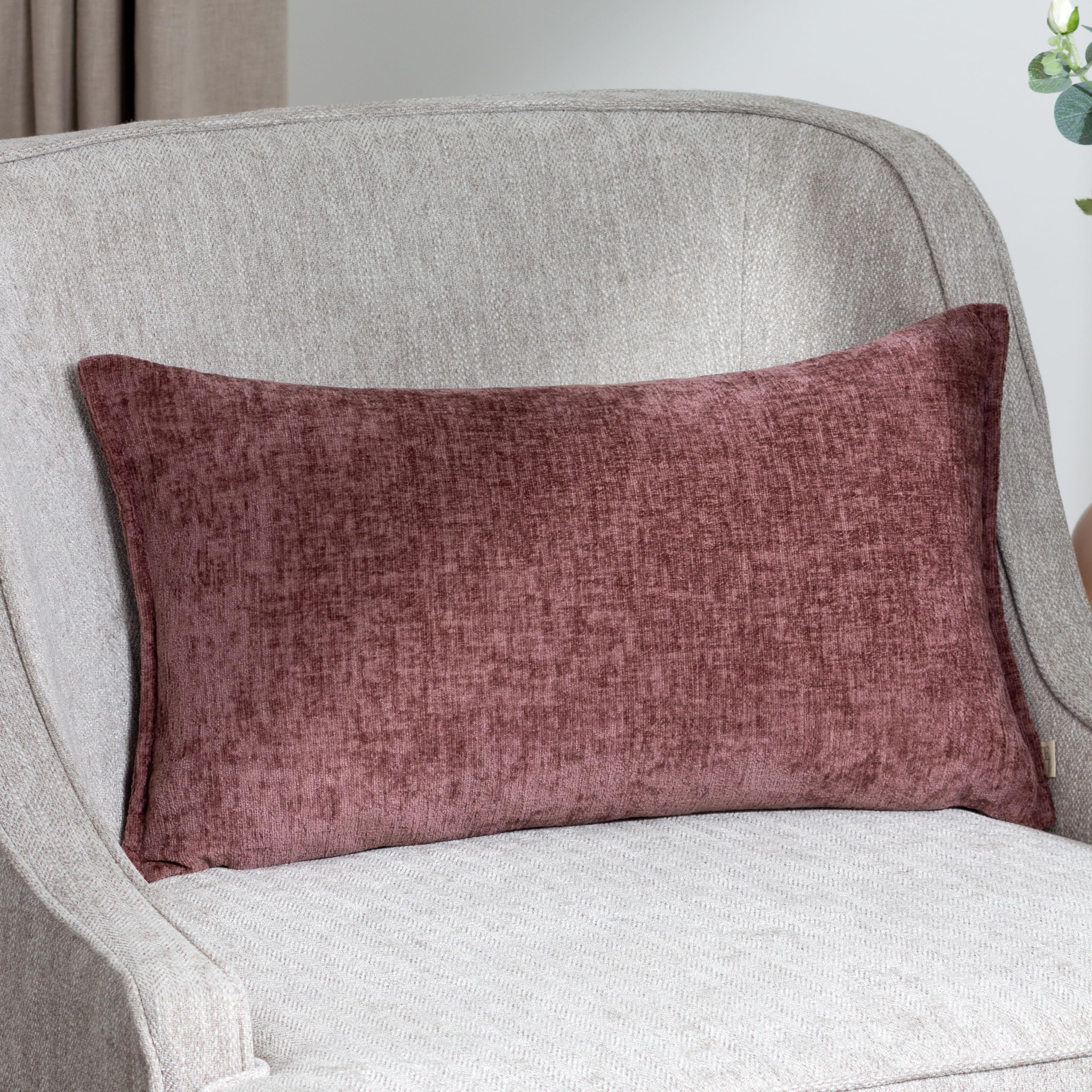 Evans Lichfield Buxton Rectangular Reversible Feather Rich Filled Cushion