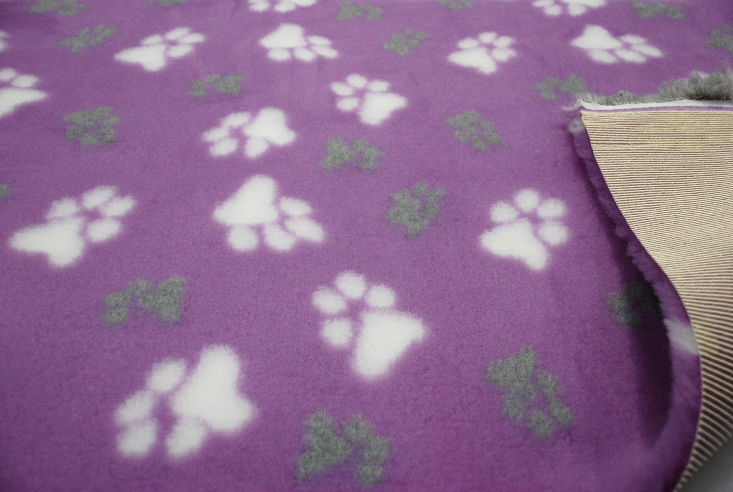 Tapis vétérinaire chien antidérapant literie chiots grand format mauve 150x90