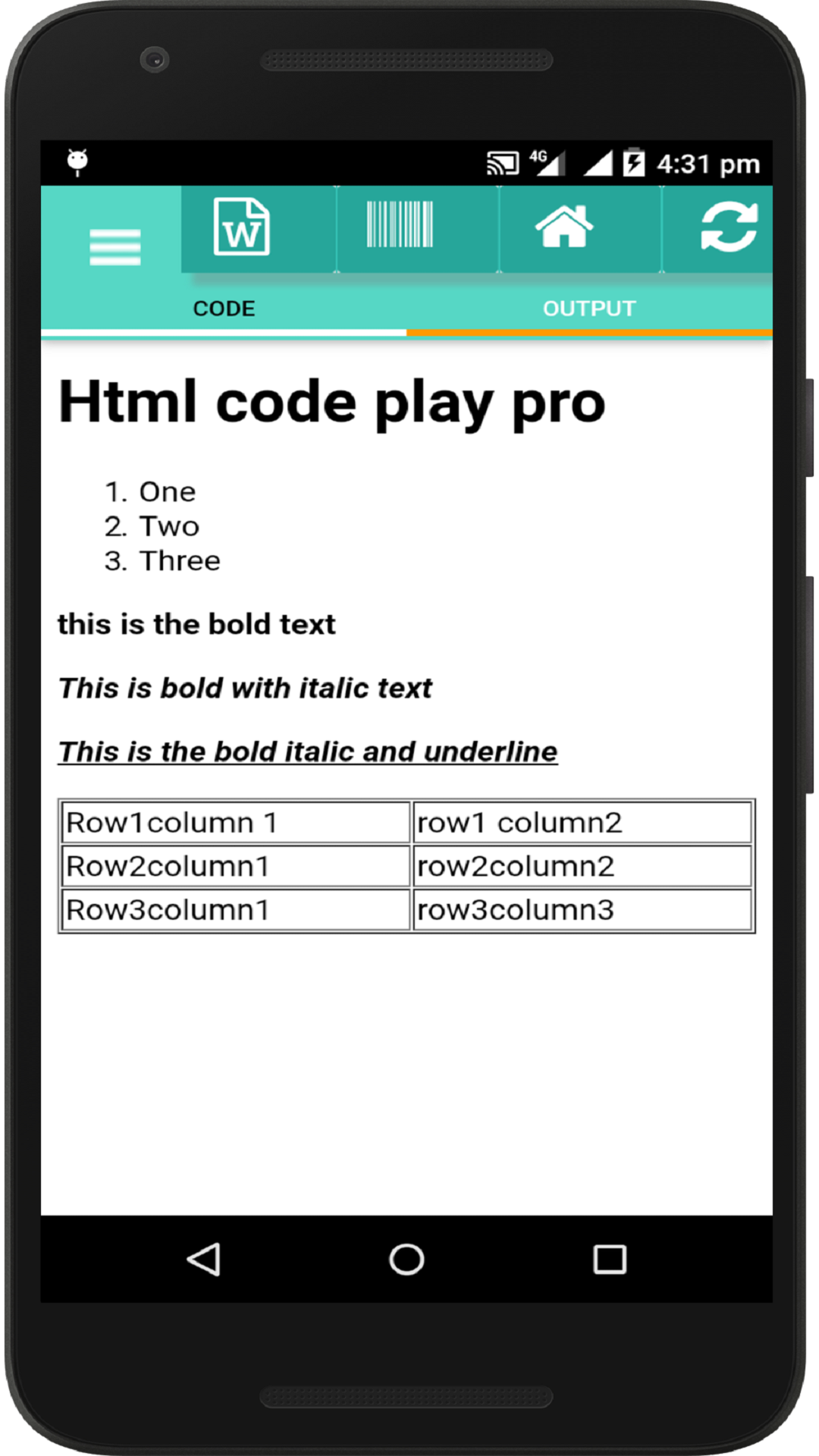 HTML Code Play Pro - App on Amazon Appstore
