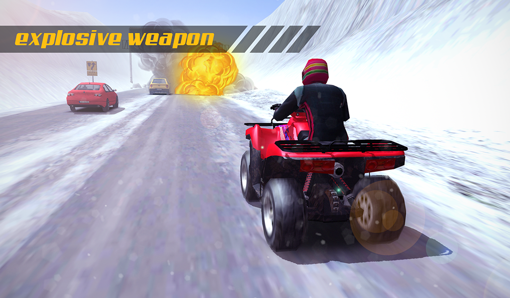 ATV Quad Bike Frozen Highway - Nitro Charged Blast Turbo Racing - App ...