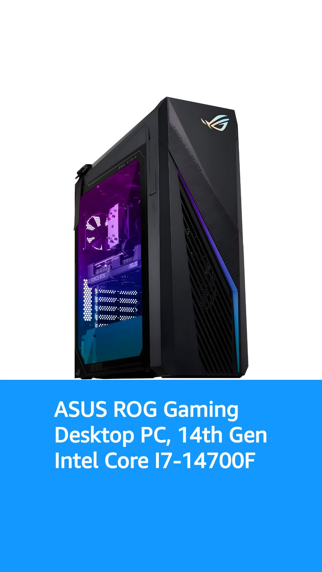 ASUS ROG G16CHR (2024) Gaming Desktop PC, 14th Gen Intel Core i7
