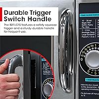 Vista 3 de Horno de microondas de alta resistencia con temporizador de dial, 1000 vatios, 120 voltios, talla única