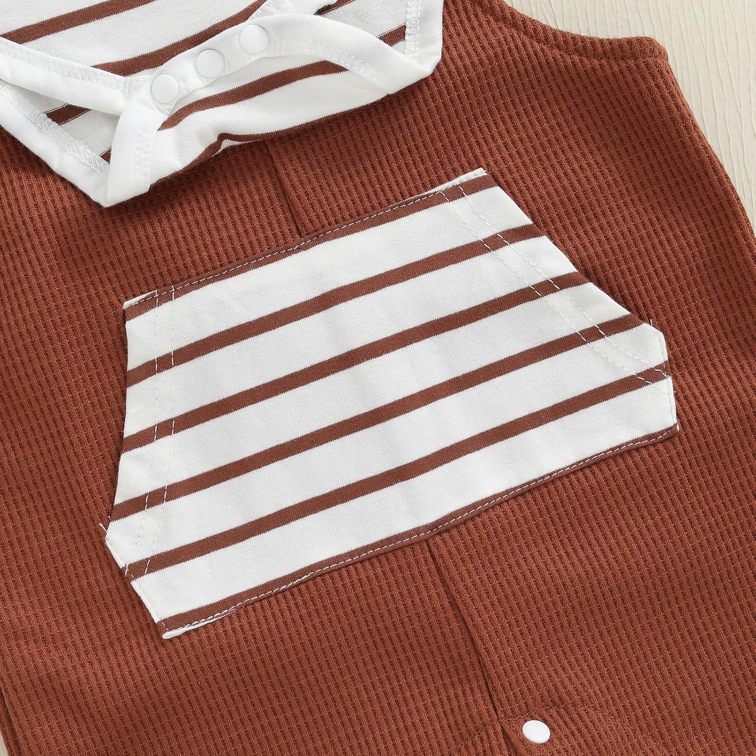 Newborn Baby Boy Summer Clothes Stripe Rompers Suspender Pants Hat Cute Coming Home Outfit 0 3 6 9 12 18 Months - Image 4