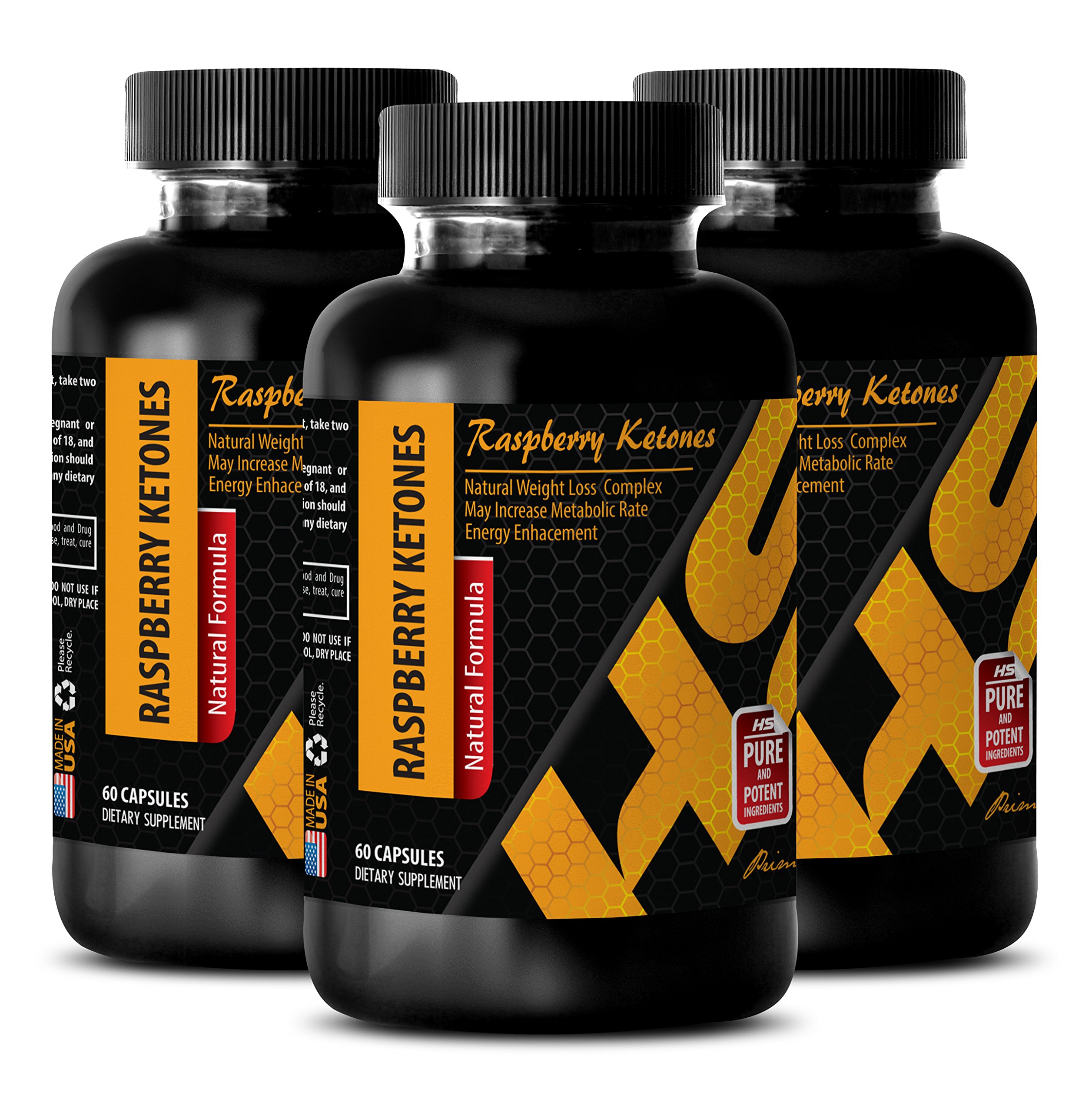 Energy Boost Pills - Natural Raspberry Ketones Lean 1200MG - Green Tea Extract Pills - Raspberry Ketones - resveratrol Supplement - Green Tea Extract - acai Berry Cleanse - kelp Powder - 3B 180 Caps