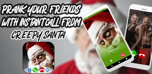 Creepy Santa Claus Video Call - Prank Video & Voice Call from Creepy Santa Claus - Gift Game For Kid