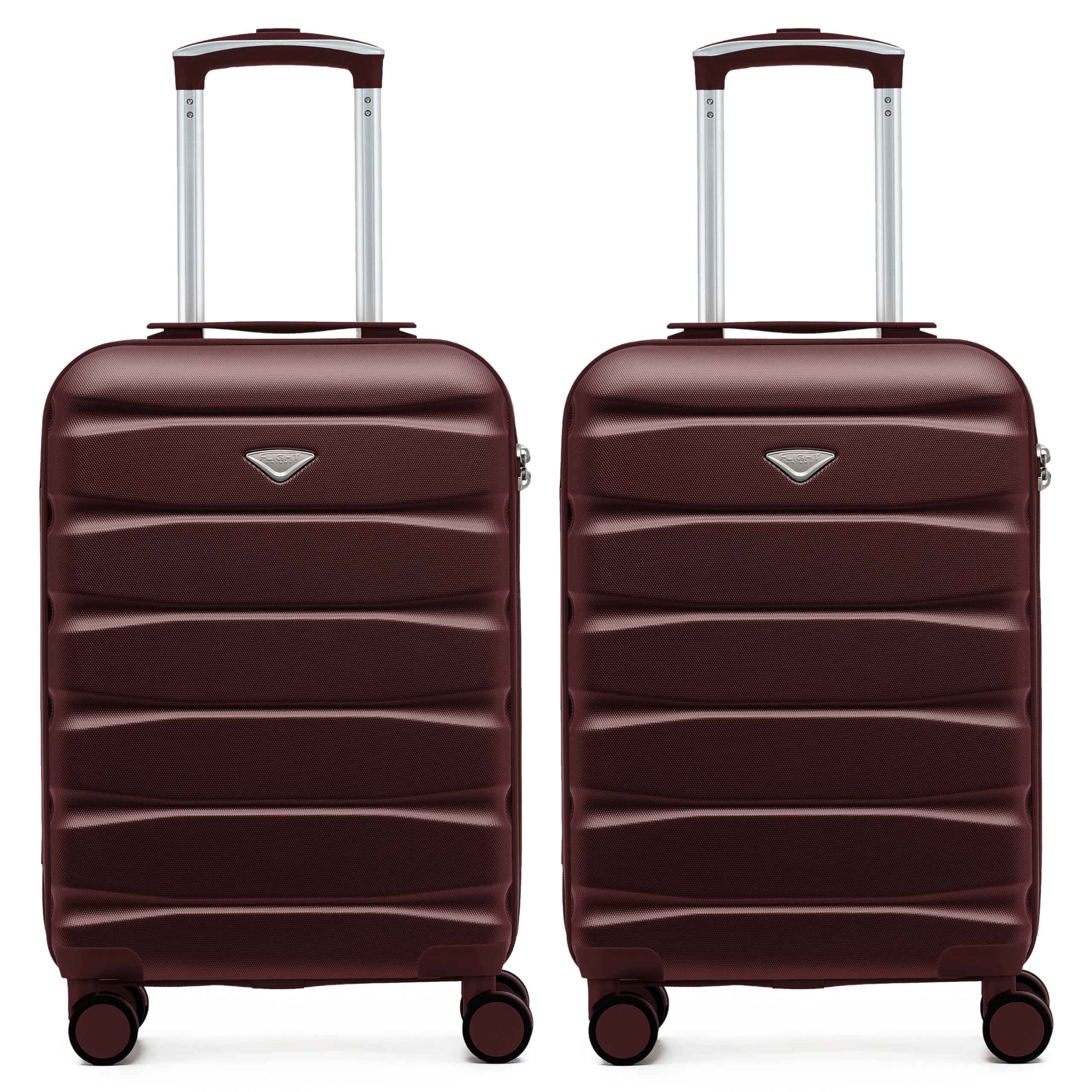 Flight Knight Underseat Cabin Suitcase 45x36x20cm | Free Hand Luggage for EasyJet & Wizz Air | Lightweight ABS Hard Shell with 8 Silent-Glide Spinner Wheels | Max Space Travel Bag — view 177