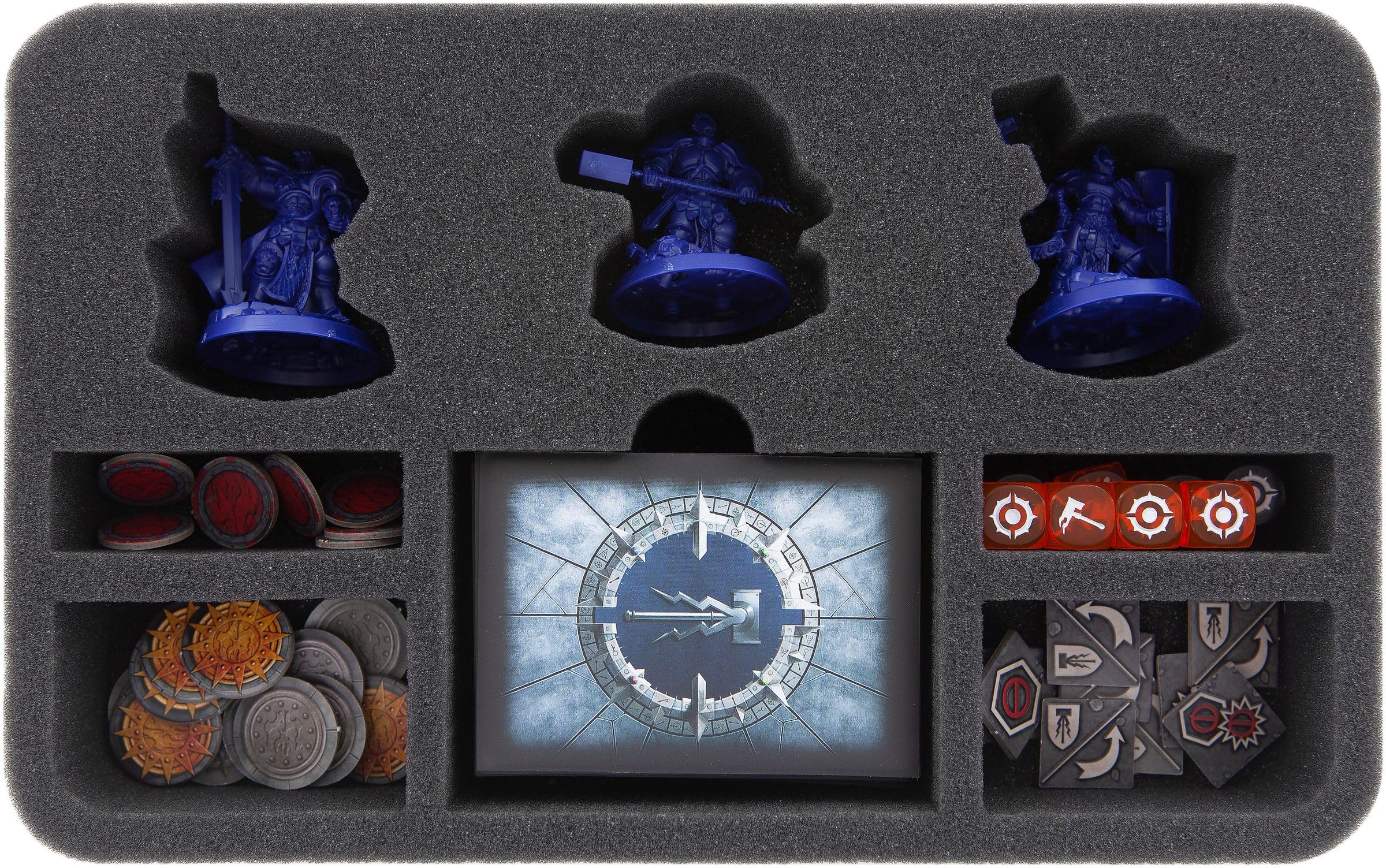 Feldherr Lagerbox FSLB150 kompatibel mit 6 Warhammer Underworlds Shadespire Kriegerscharen