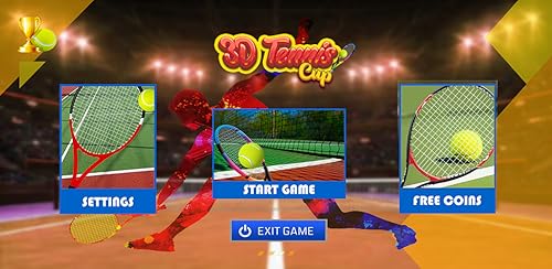 3D Tennis Cup