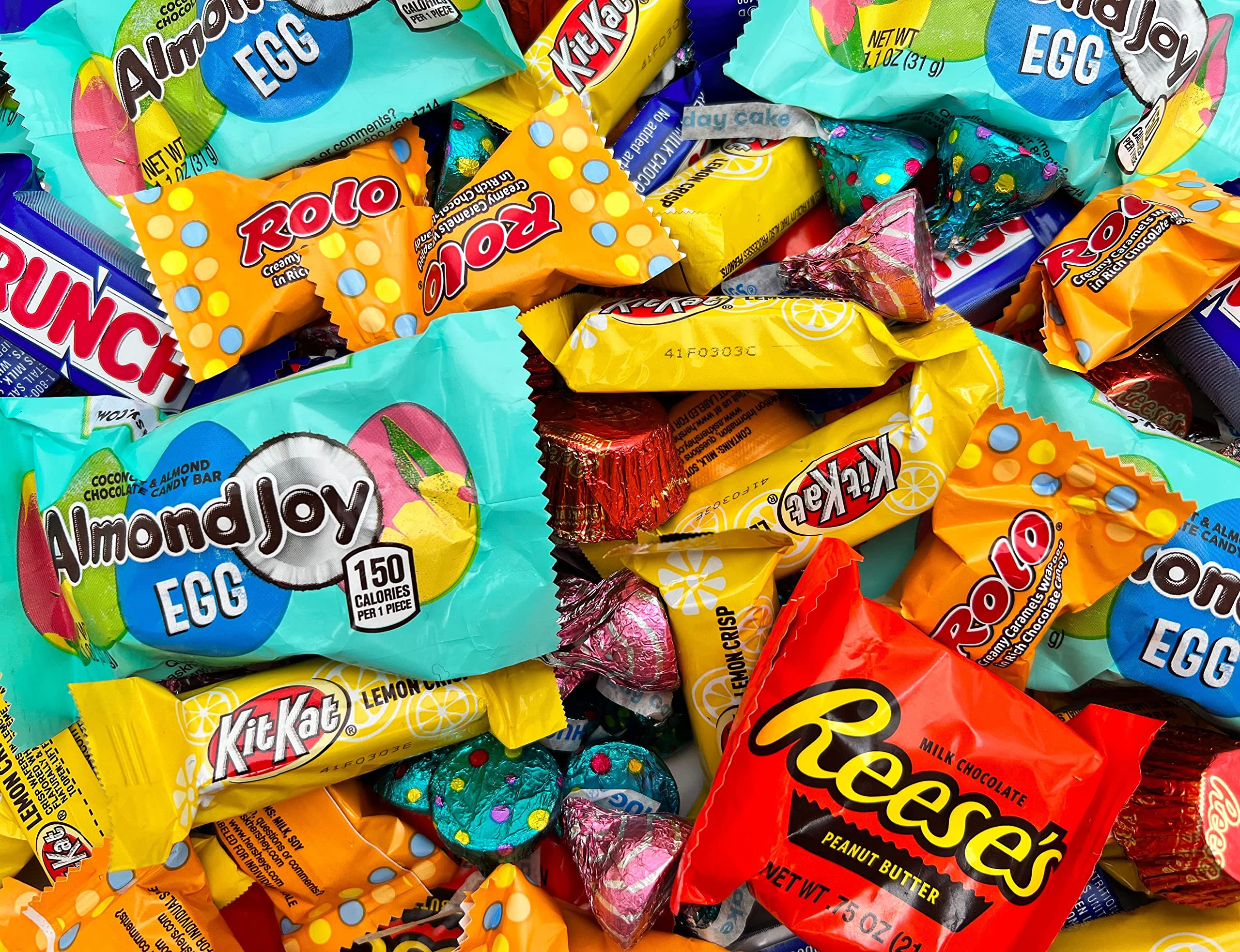 Buy Easter Chocolate Candy Assortment ALMOND JOY EGGS, KITKAT, ROLO