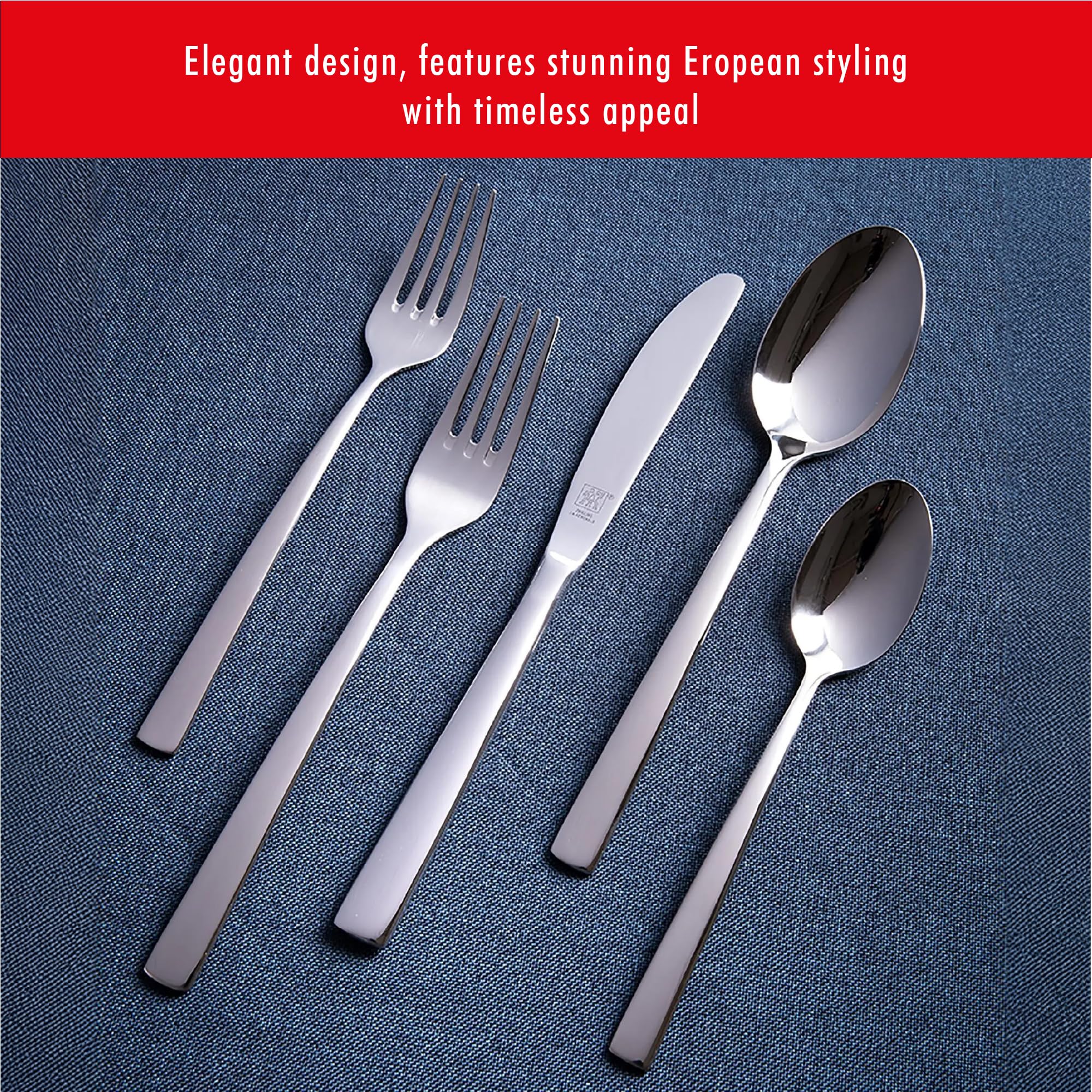 ZWILLING Loft 20 Piece Flatware Set for 4 Polished : Amazon.ca: Home