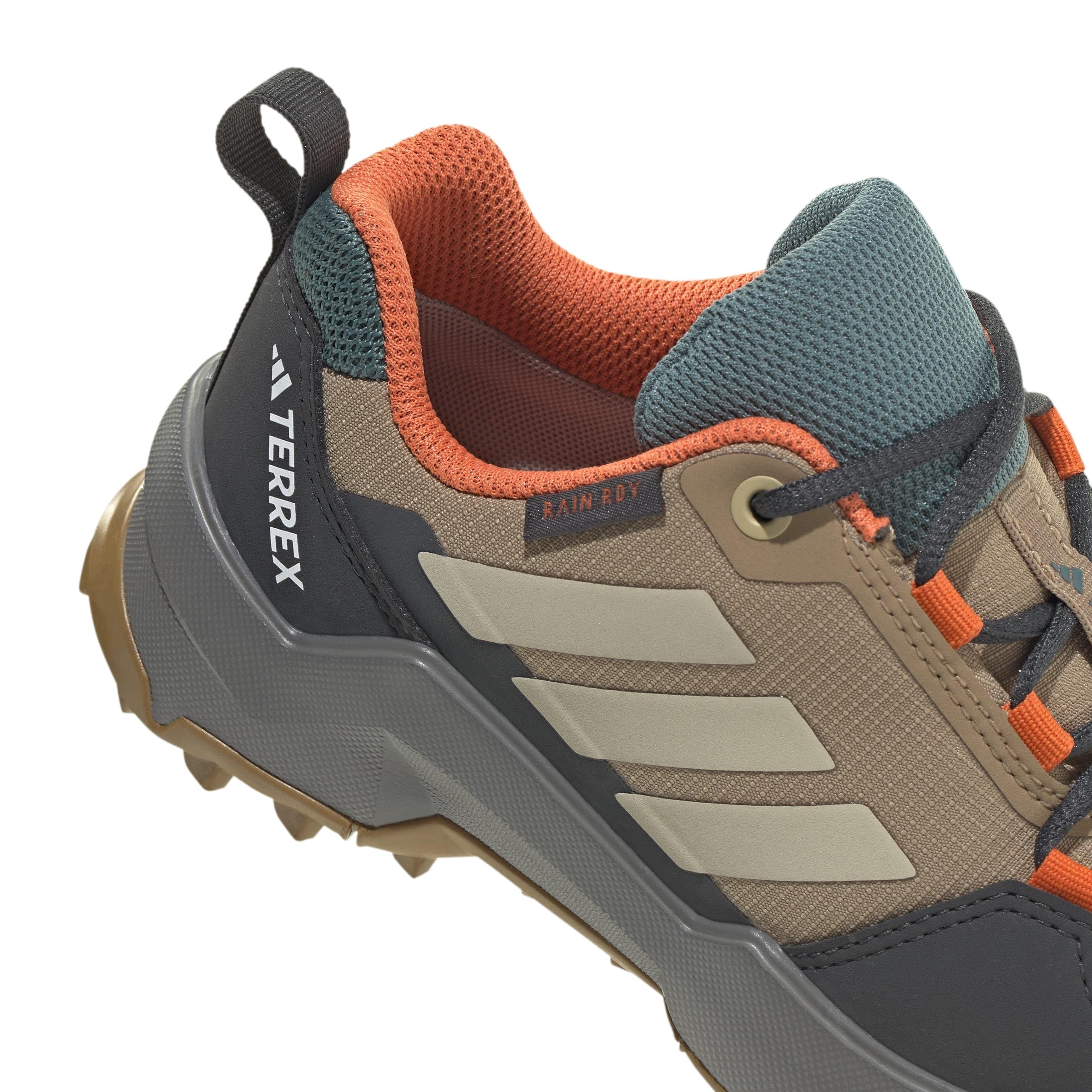 adidas Uniseks - dzieci Terrex Ax4R RAIN.RDY Hiking Shoes Kids, cardboard/savannah/semi impact orange, 39 1/3 EU