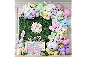 Spring Balloon Garland Arch Kit: Pastel Delight for Easter Celebrations