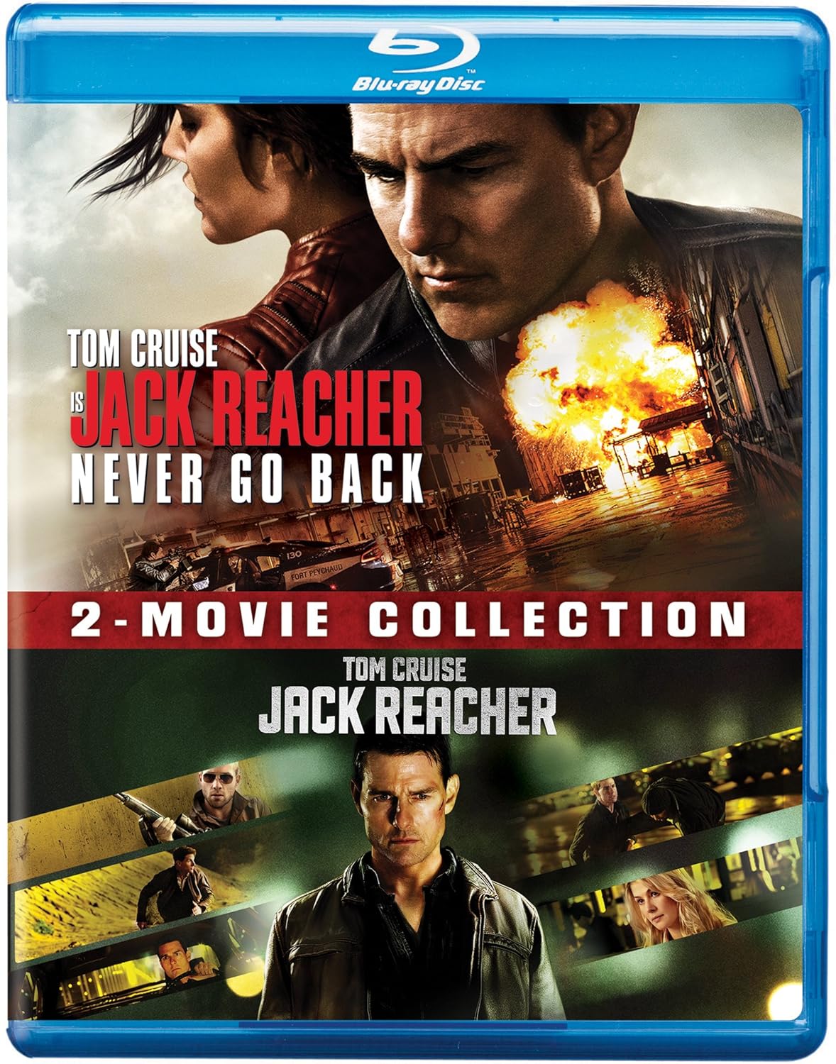 Tom Cruise 2 Movies Collection Jack Reacher Never Go Back + Jack