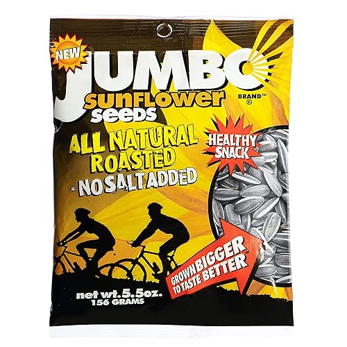 Miniatura 6 de Semillas de girasol Jumbo sin sal 55 onzas 12unidades
