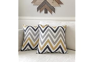 Mesh Weave Chevron Pillow Covers