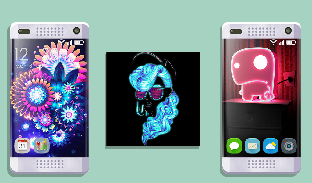 Neon Wallpapers App on Amazon Appstore