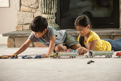 Miniatura 4 de Wild Republic - Camión de juguete para transportar dinosaurios y estimular el juego imaginativo, incluye un T-Rex un Triceratops