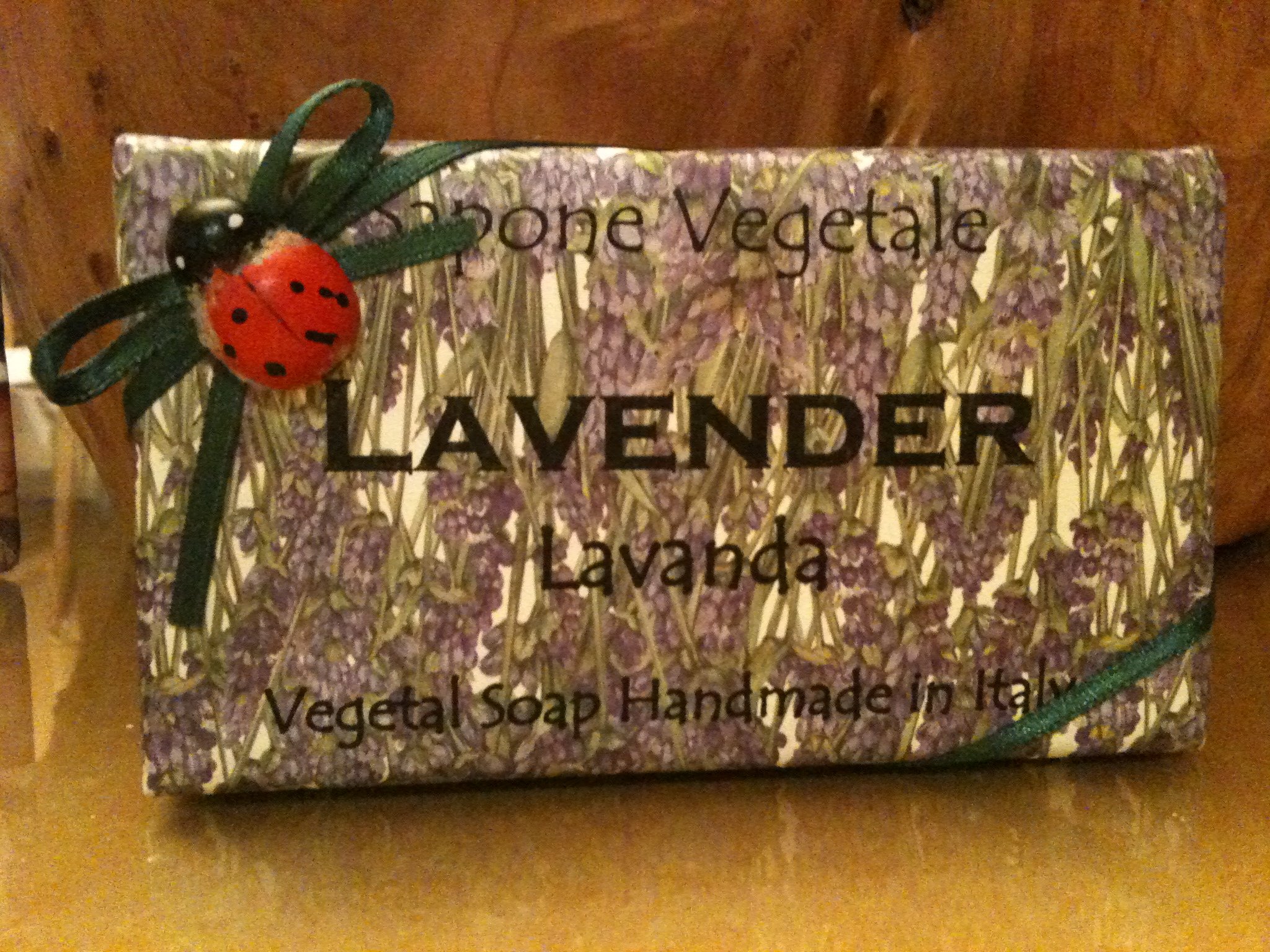 AlchimiaLadybug Vegetal Handmade Soap 10.6g Made in Italy – Lavender