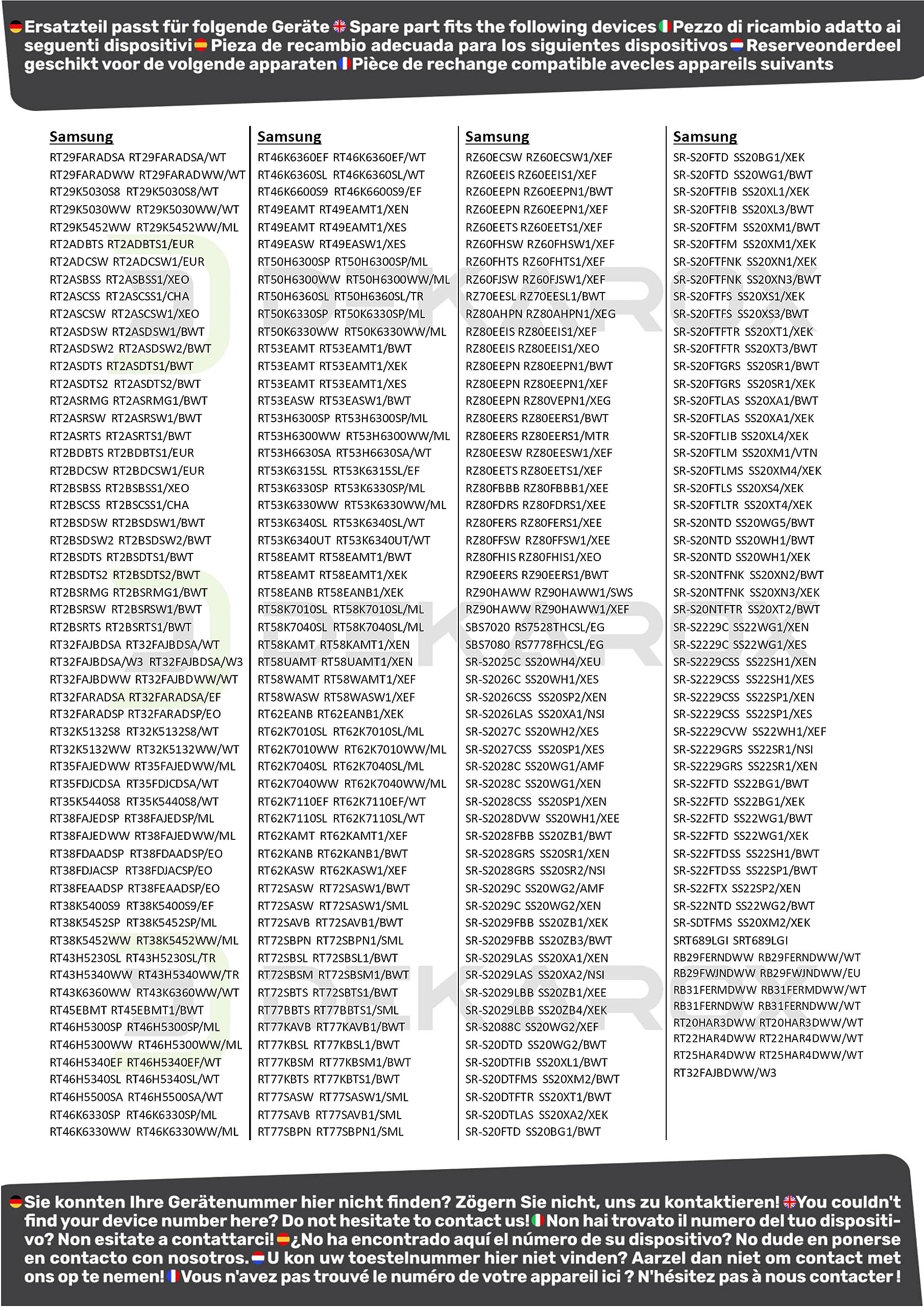 Czujnik temperatury pasujący do Samsung DA32-00006W DA32-10105R do komory chłodniczej, zamrażarki w lodówce