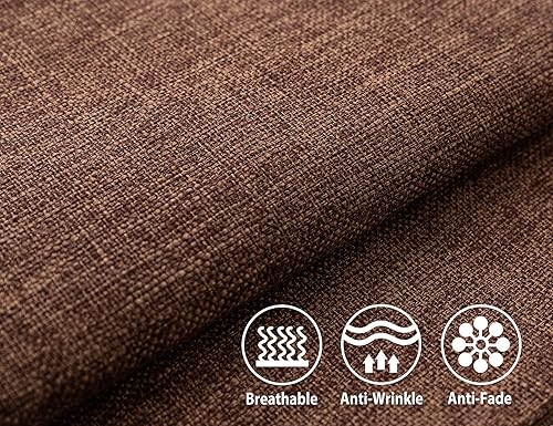 Miniatura 2 de Stellhome Juego de 2 fundas de almohada rectangulares de lino para otoño, decorativas, para decoración del hogar, 12 x 20 pulgadas (11.8 x 19.7 in),