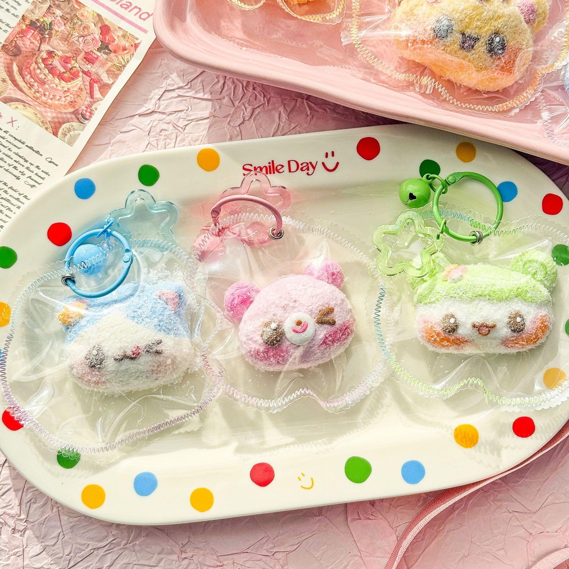 Amazon | スクイーズ キーホルダー 可愛い 動物 ミニスクイーズ